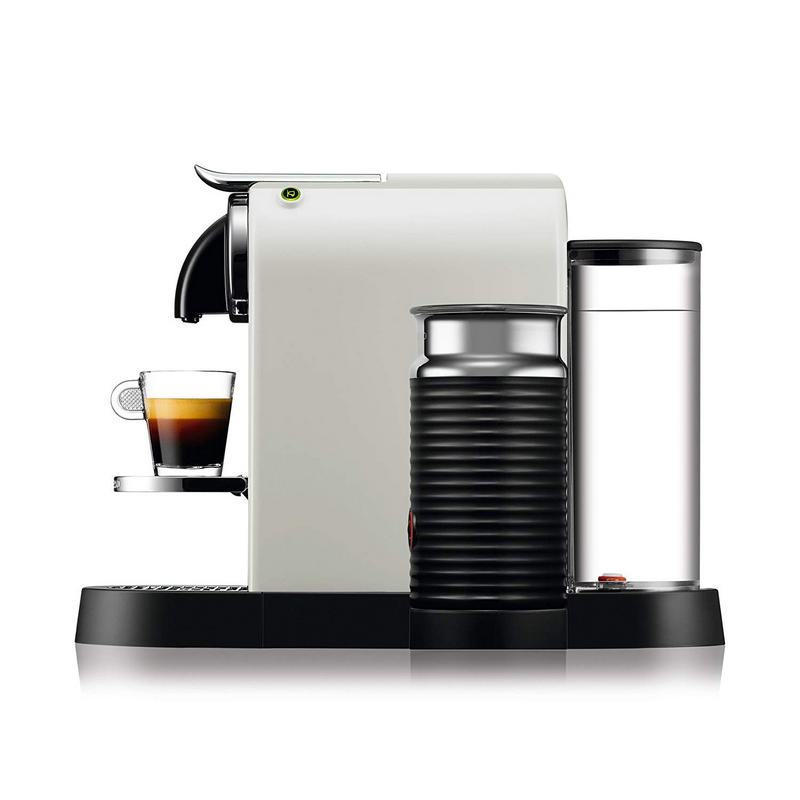 Detalle 2 de DeLonghi Citiz EN 267 cafetera Nespresso blanca