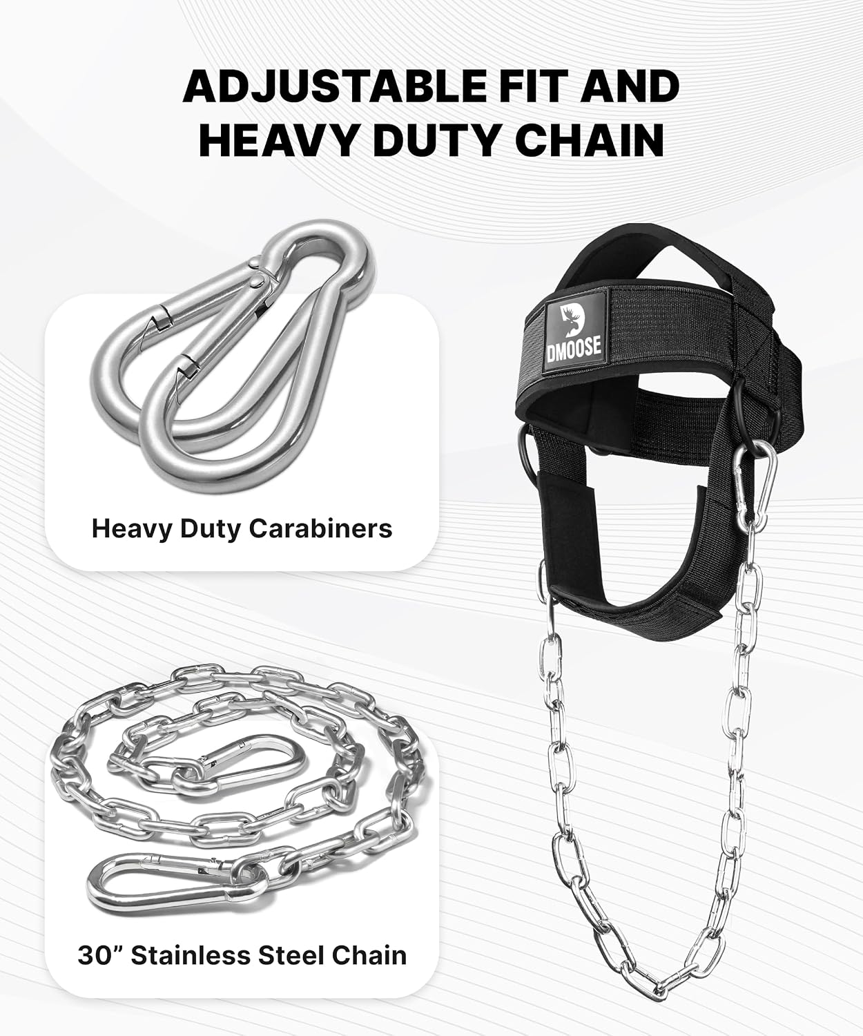 Detalle de DMoose Fitness Neck Harness for Lifting