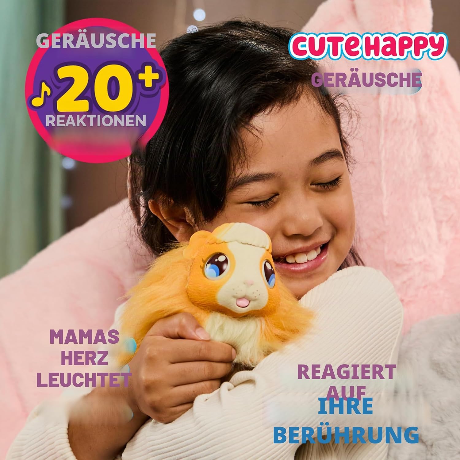 Detalle de Little Live Pets Mama Surprise – Interaktives Mama-Meerschweinchen mit Stall und 3 Überraschungsbabys