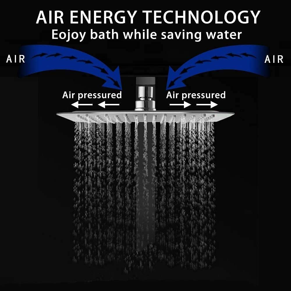 Thumbnail 2 de Soffione Doccia a Pioggia 30x30 cm inox