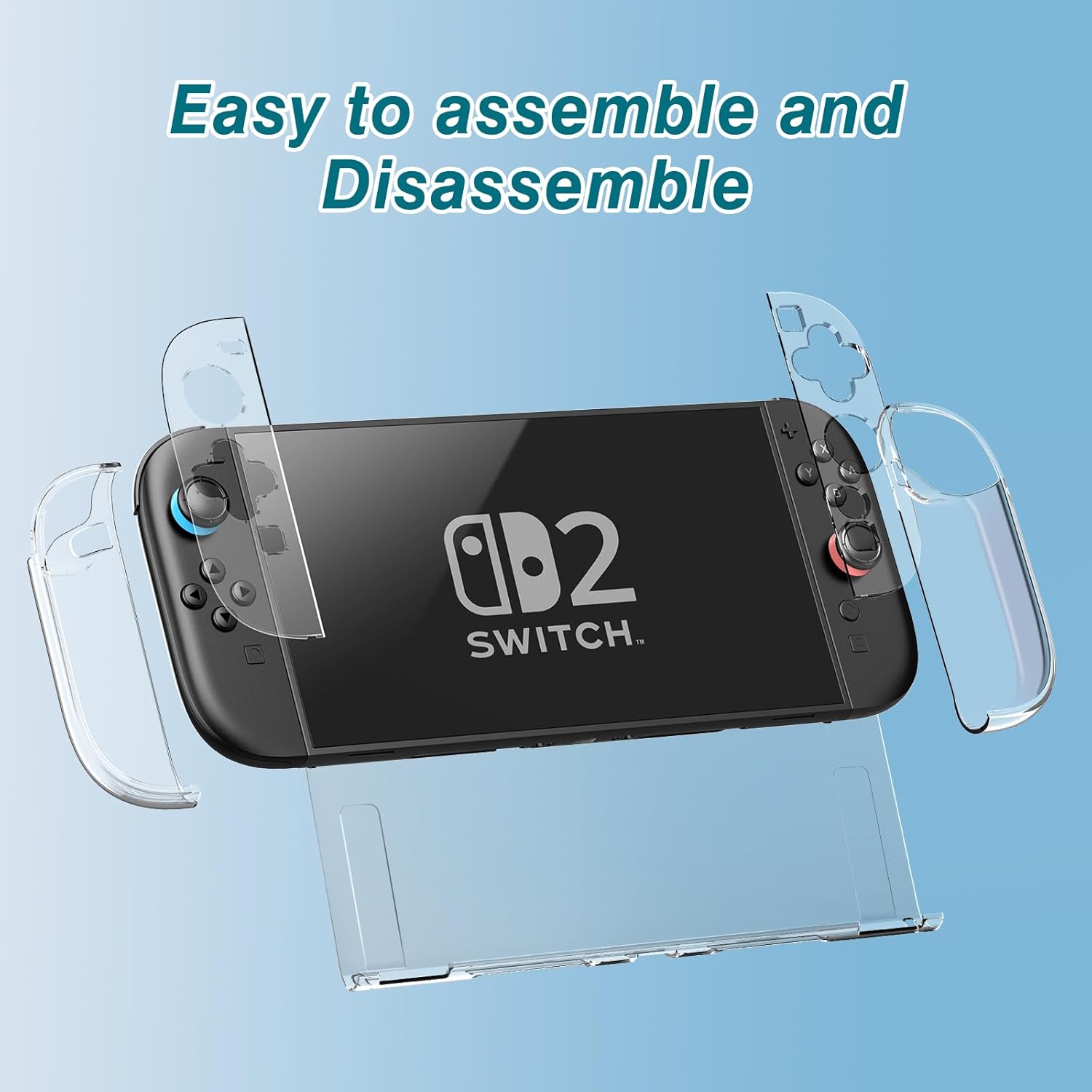 Thumbnail 5 de HEYSTOP Carcasa transparente para Nintendo Switch 2