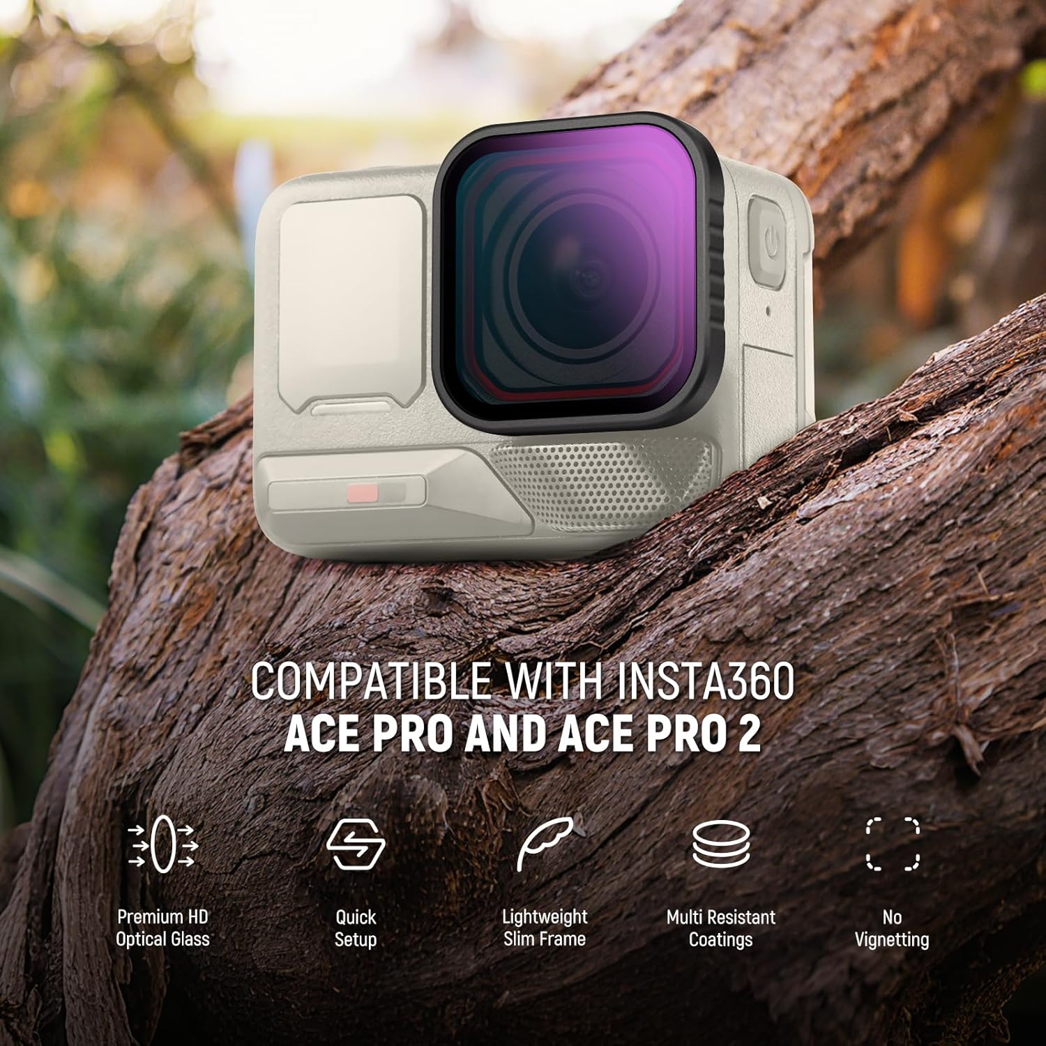 Thumbnail 1 de NEEWER 4er-Set ND-Filter (CPL + ND8/ND16/ND32) für Insta360 Ace Pro & Ace Pro 2