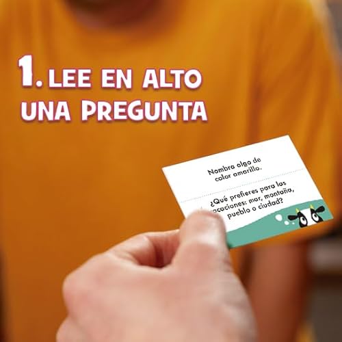 Thumbnail 4 de Mercurio Mente Vacuna: juego de mesa familiar para 4 a 20 jugadores (80 cartas de preguntas)