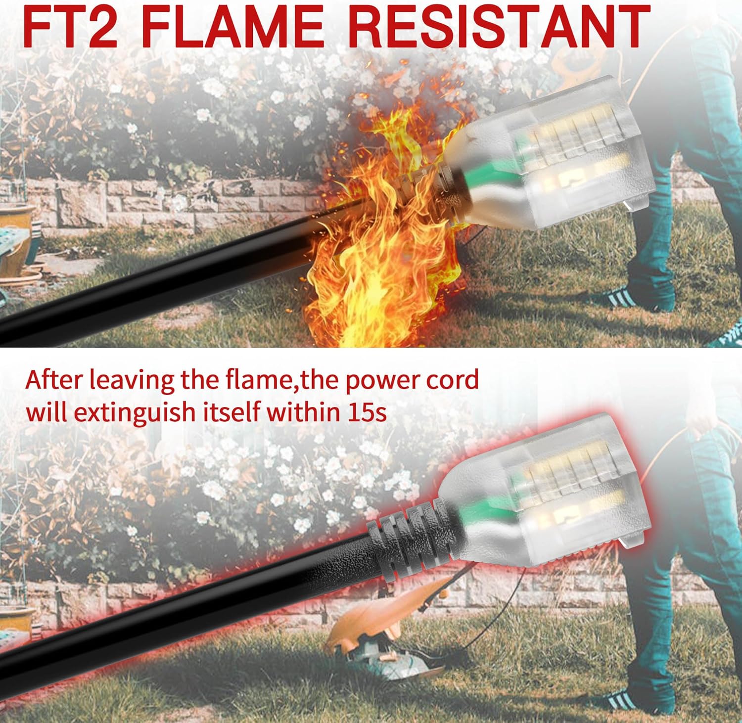 Thumbnail 2 de 100 ft 10 Gauge Extension Cord 🔌