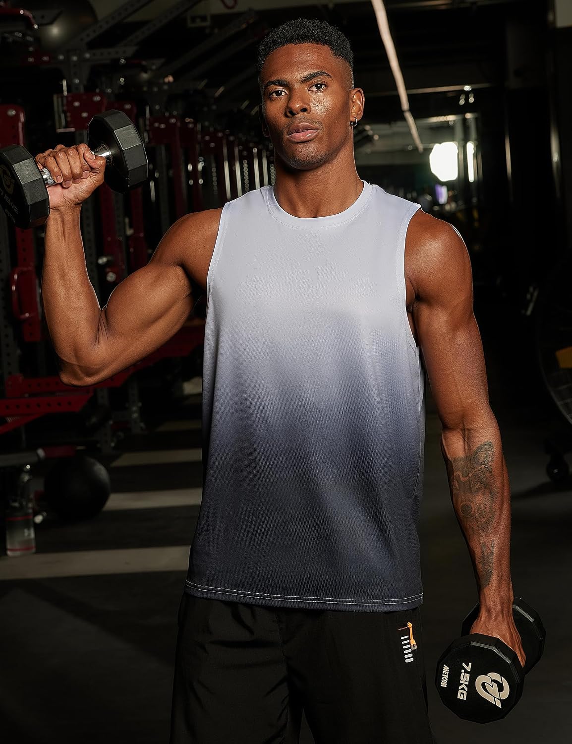 Thumbnail 2 de LUWELL PRO 3 Pack: Men's Tank Top Vest – Quick-Dry, Breathable Training Tees