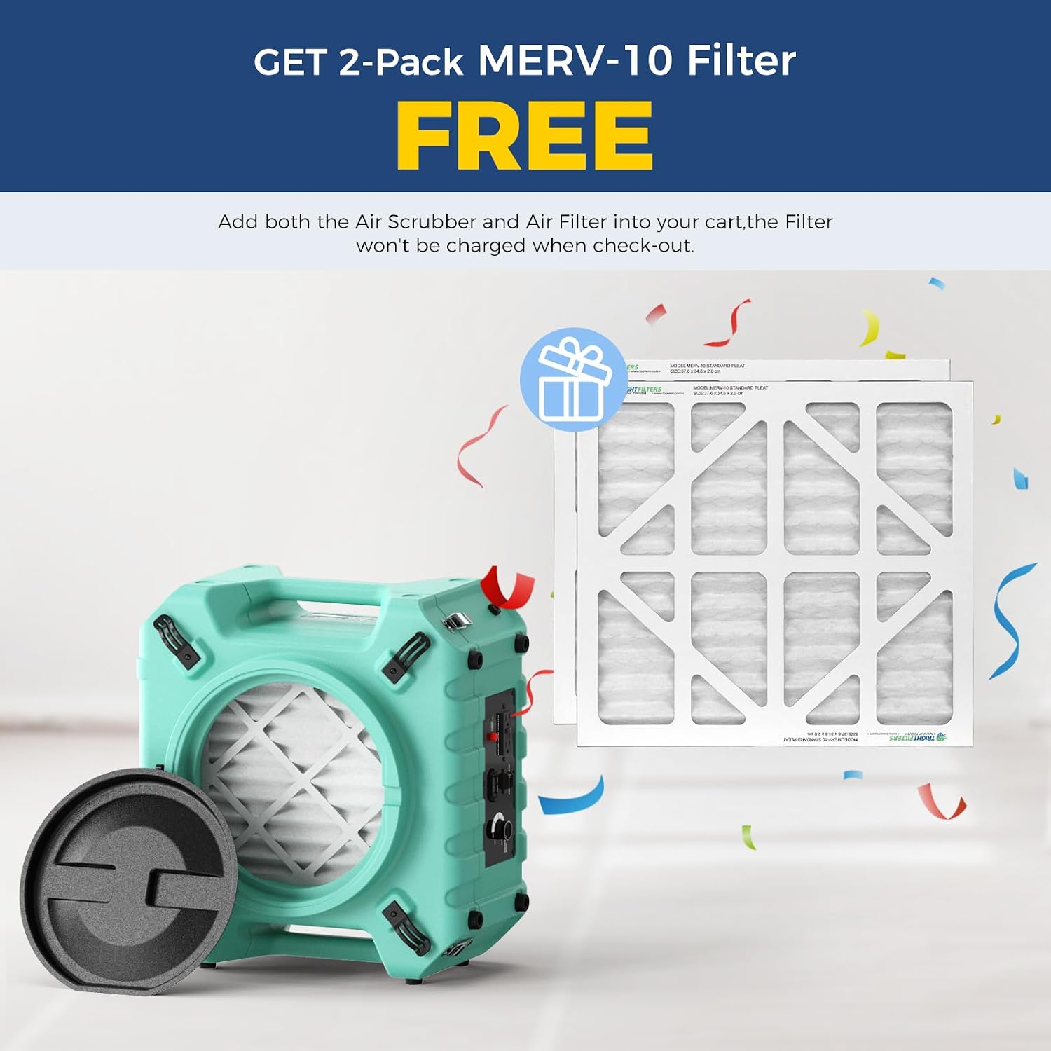 Detalle de ALORAIR Air Scrubber HEPA Pro 770