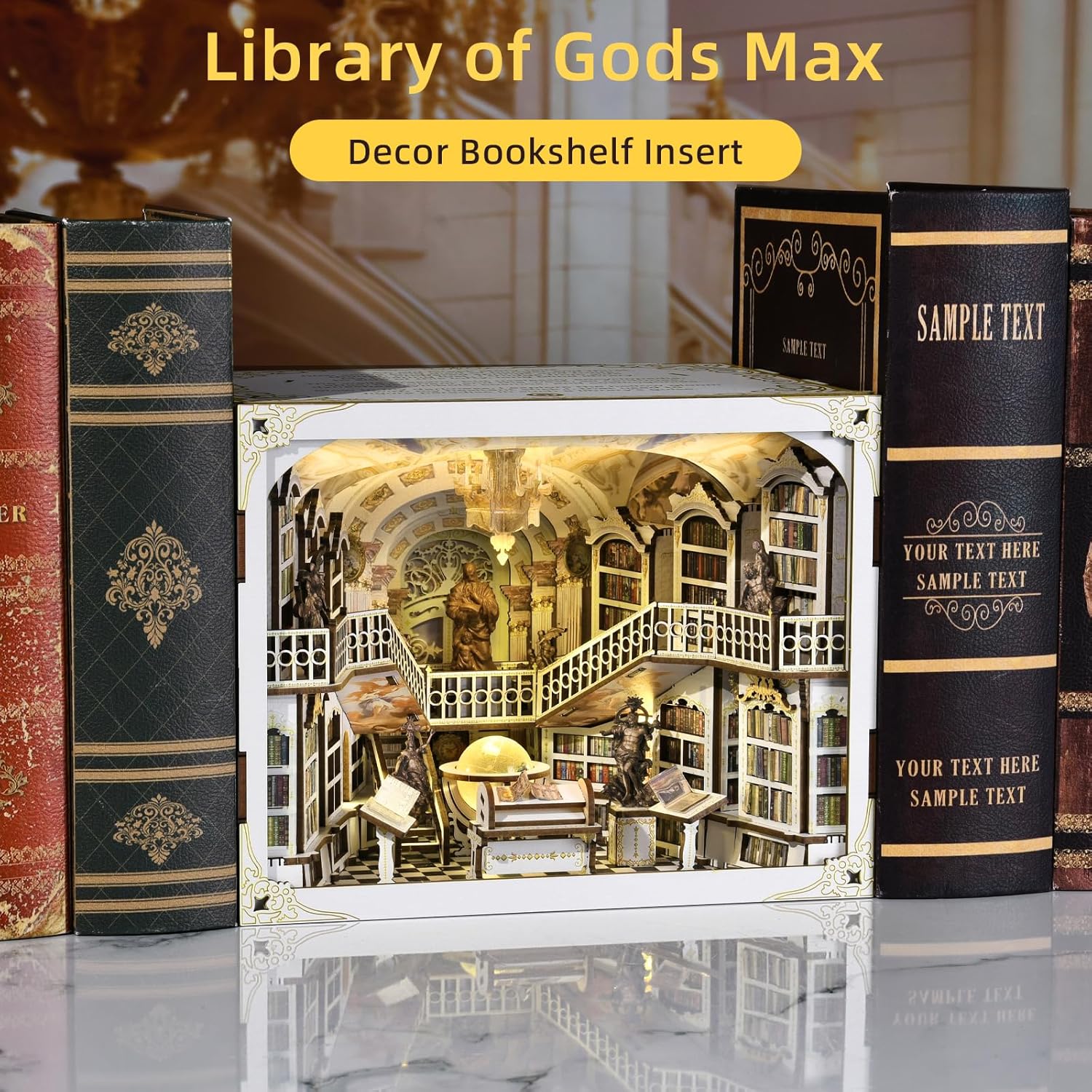Thumbnail 6 de CCCDF Library of Gods Max DIY Book Nook Kit with LED light