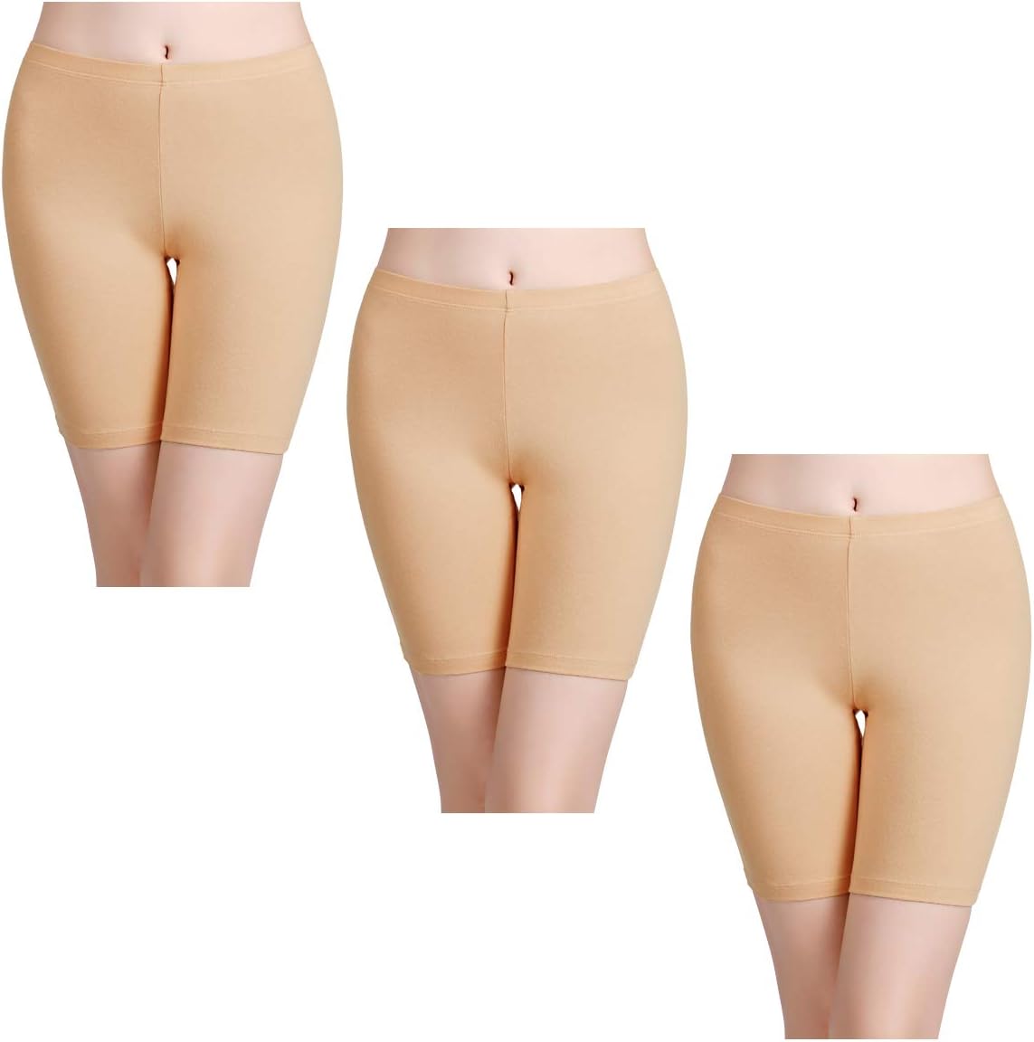 Detalle 2 de wirarpa Unterhosen Radlerhose Boxershorts Damen – Hoher Bund, Baumwolle, Lange Unterwäsche, Größe S–5XL