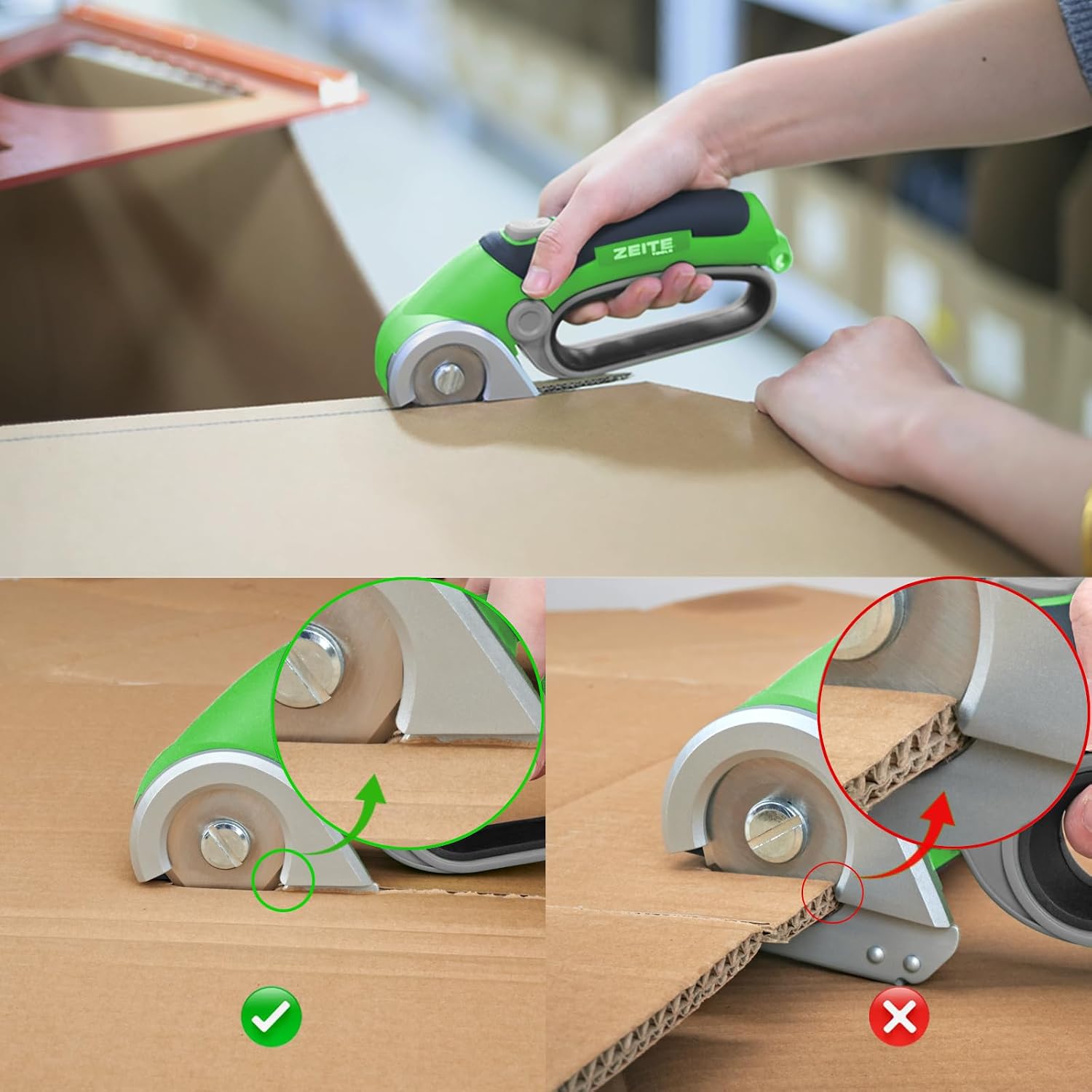 Thumbnail 6 de ZEITE ZPT-SC-40R 4V Cordless Electric Scissors with Self-Sharpening Blade