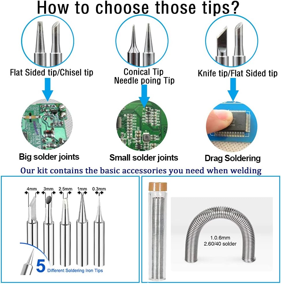 Thumbnail 5 de XODMAO soldering iron kit 60W 200 450℃
