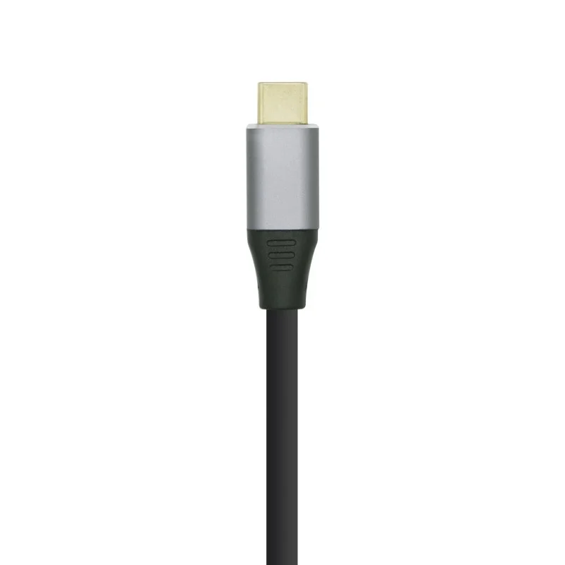 Detalle 2 de Aisens Cable USB-C a DisplayPort 1.8 m (Plateado/Negro) — plug and play para 4K