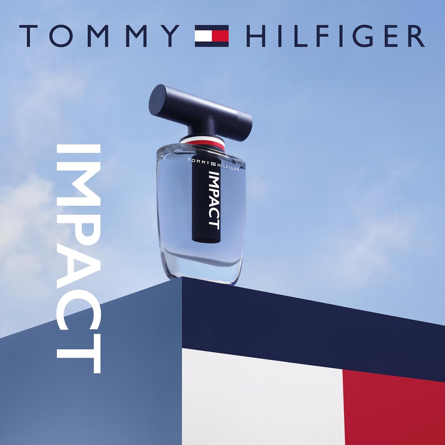 Detalle de Tommy Hilfiger Impact Eau de Toilette for Men (100 ml) – aromatic woody with citrus and spice