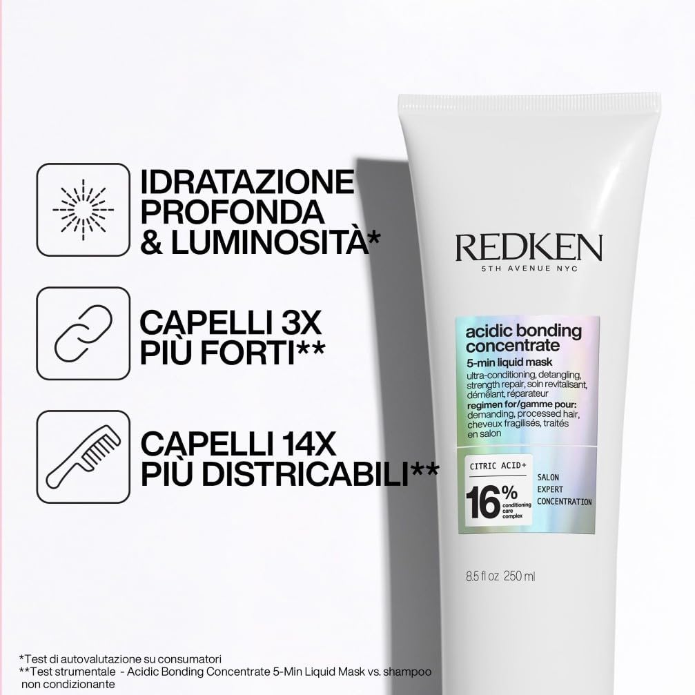 Detalle de Redken Maschera Liquida Riparatrice Acidic Bonding Concentrate 250 ml