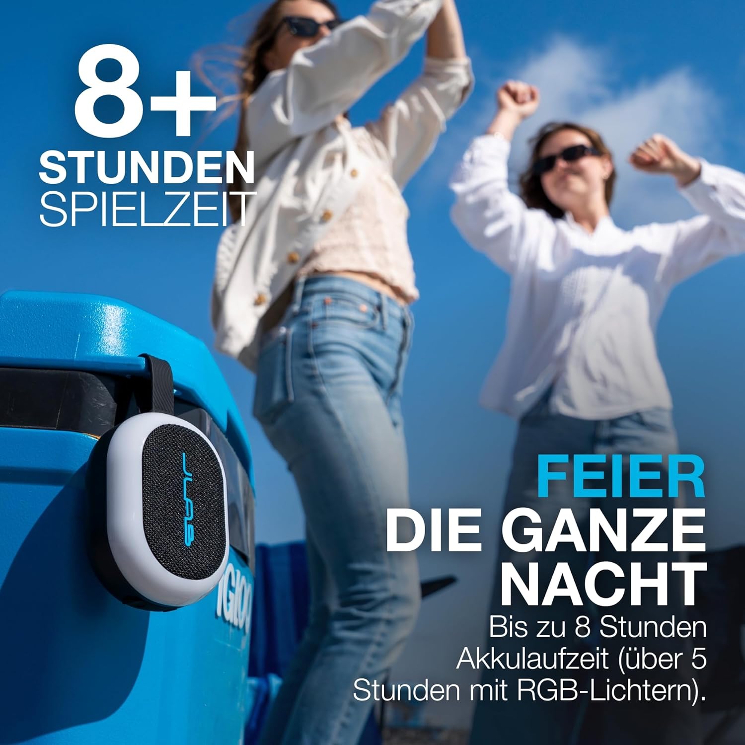 Thumbnail 1 de JLab Pop Party Bluetooth-Lautsprecher 5W