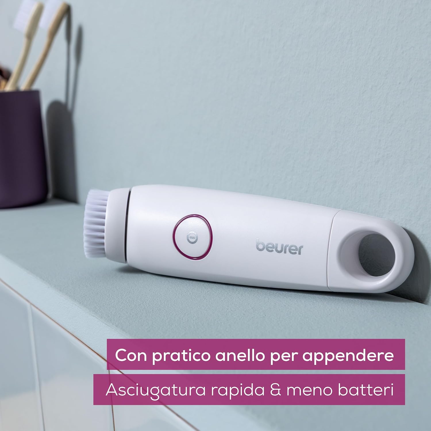 Thumbnail 2 de Beurer FC 45 - Spazzola per la pulizia del viso rotante, impermeabile