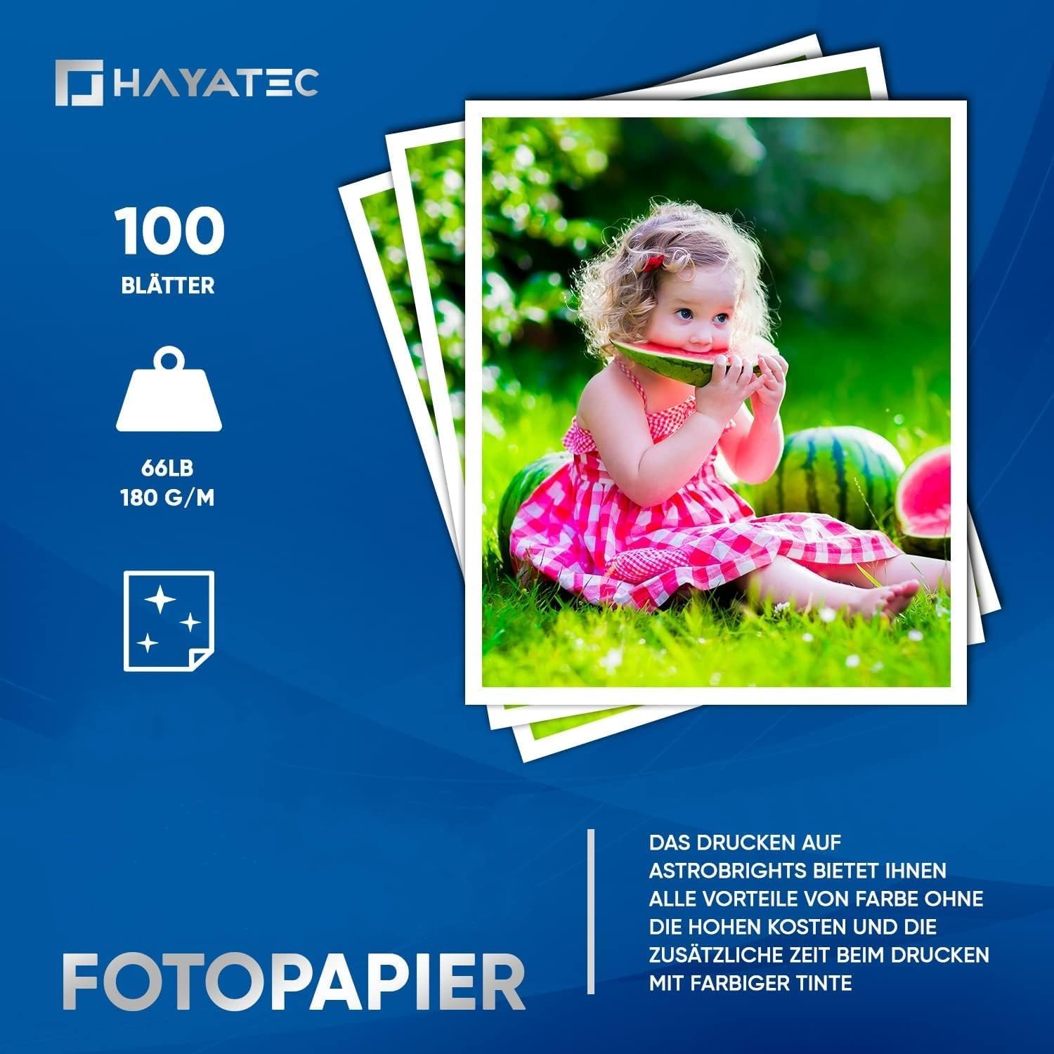 Thumbnail 1 de Fotopapier A4 Matt 180 g/m² 100 Blatt
