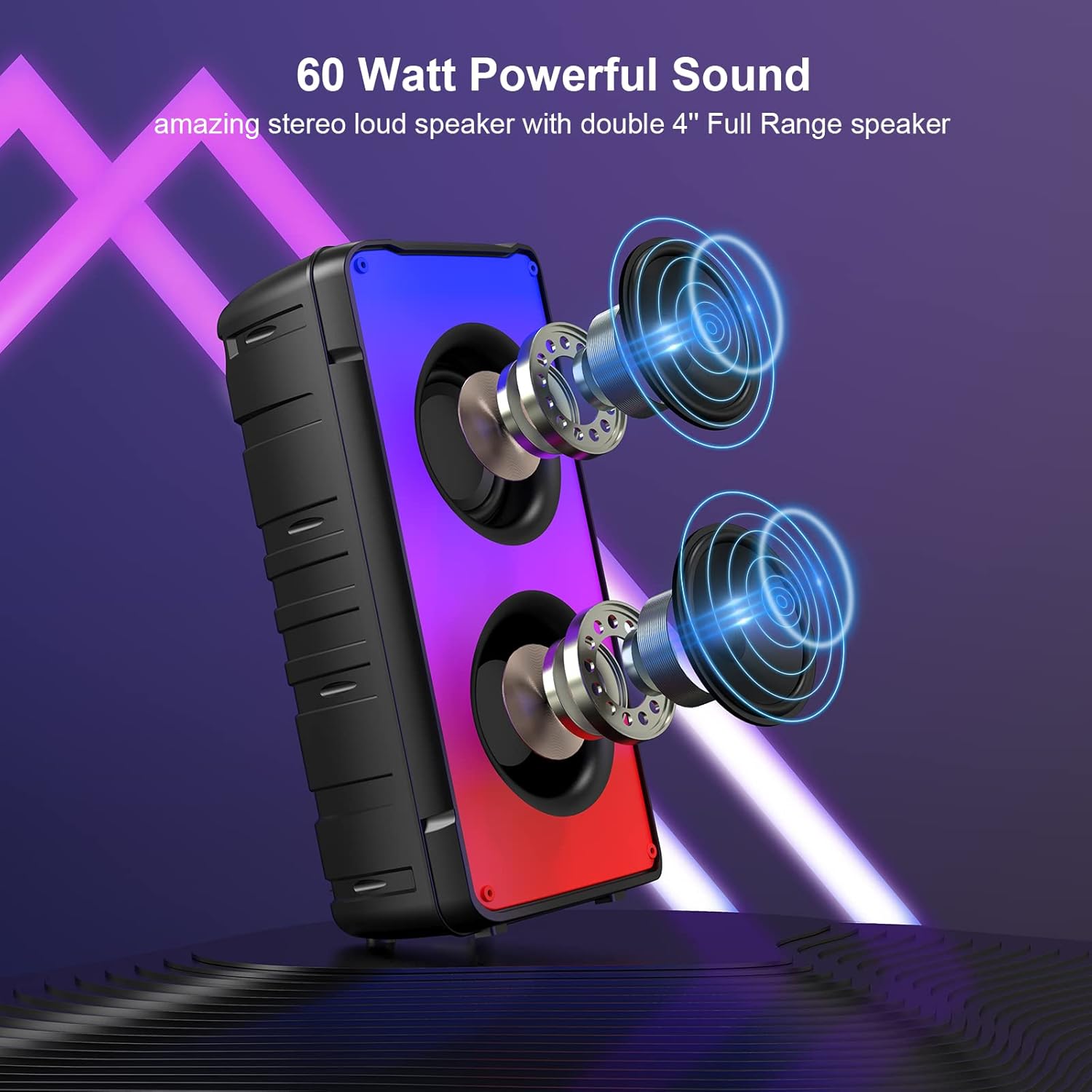 Thumbnail 1 de Cassa Bluetooth 60W per feste