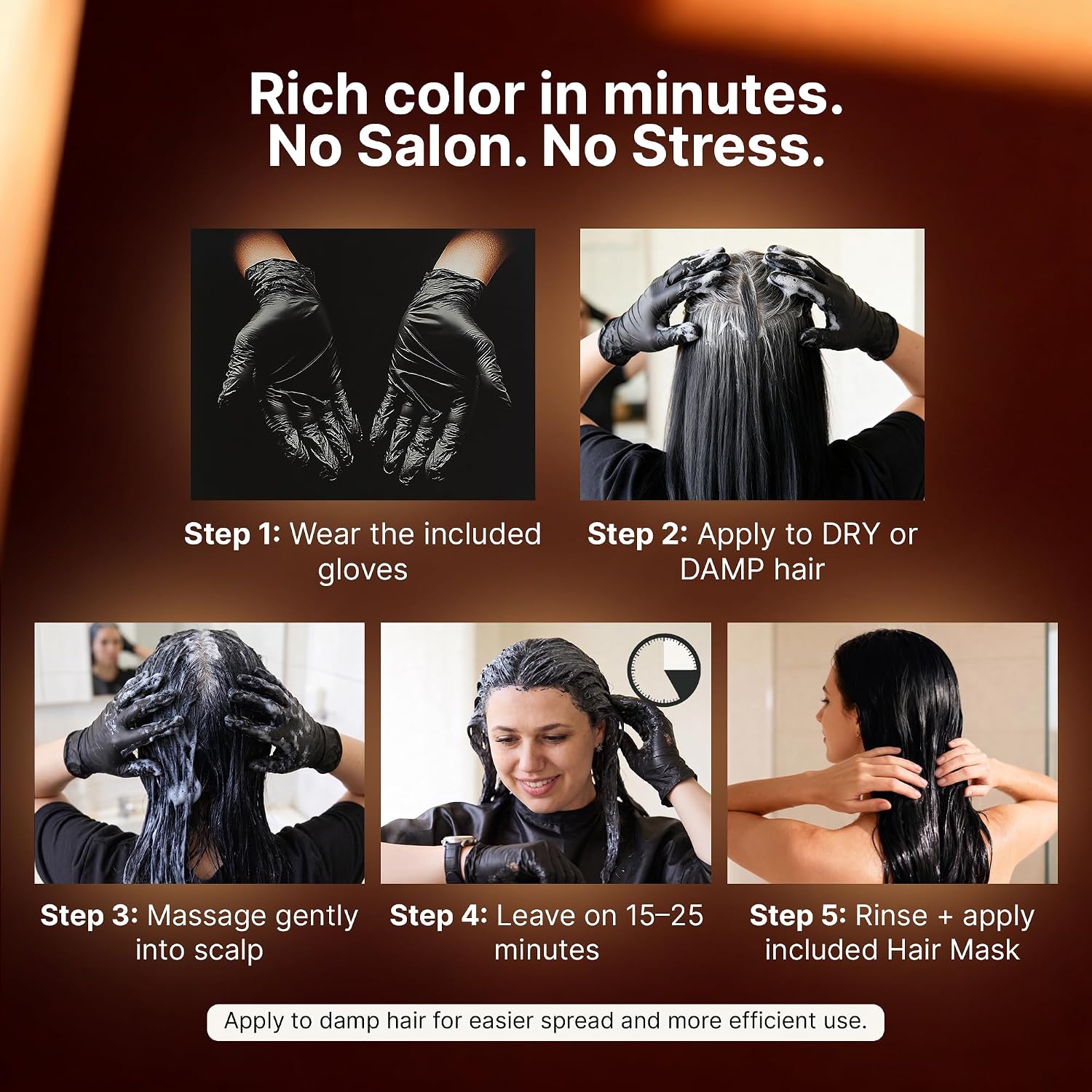 Thumbnail 4 de Herbishh Hair Color Shampoo 500ml — Black