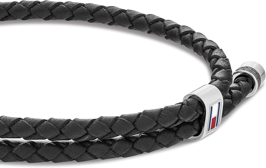 Thumbnail 1 de Tommy Hilfiger 2790224 pulsera cuero trenzado doble vuelta ⌚