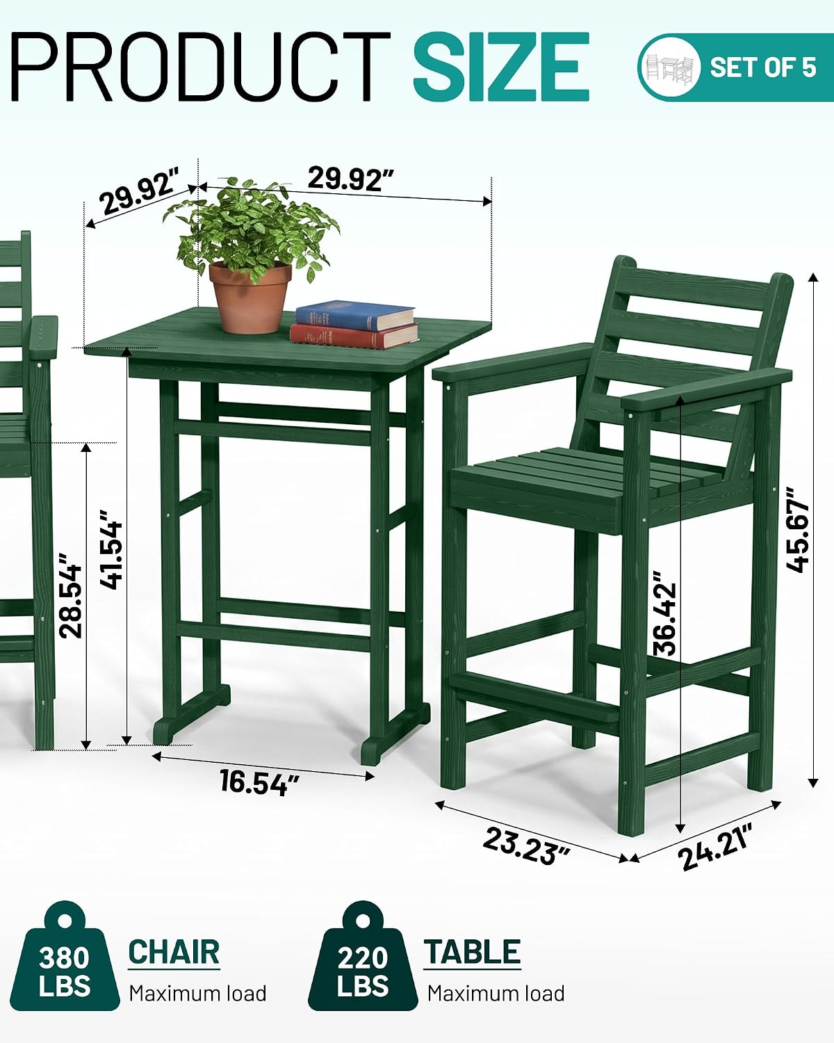 Detalle 2 de PLUUV Adirondack Chairs Set of 2