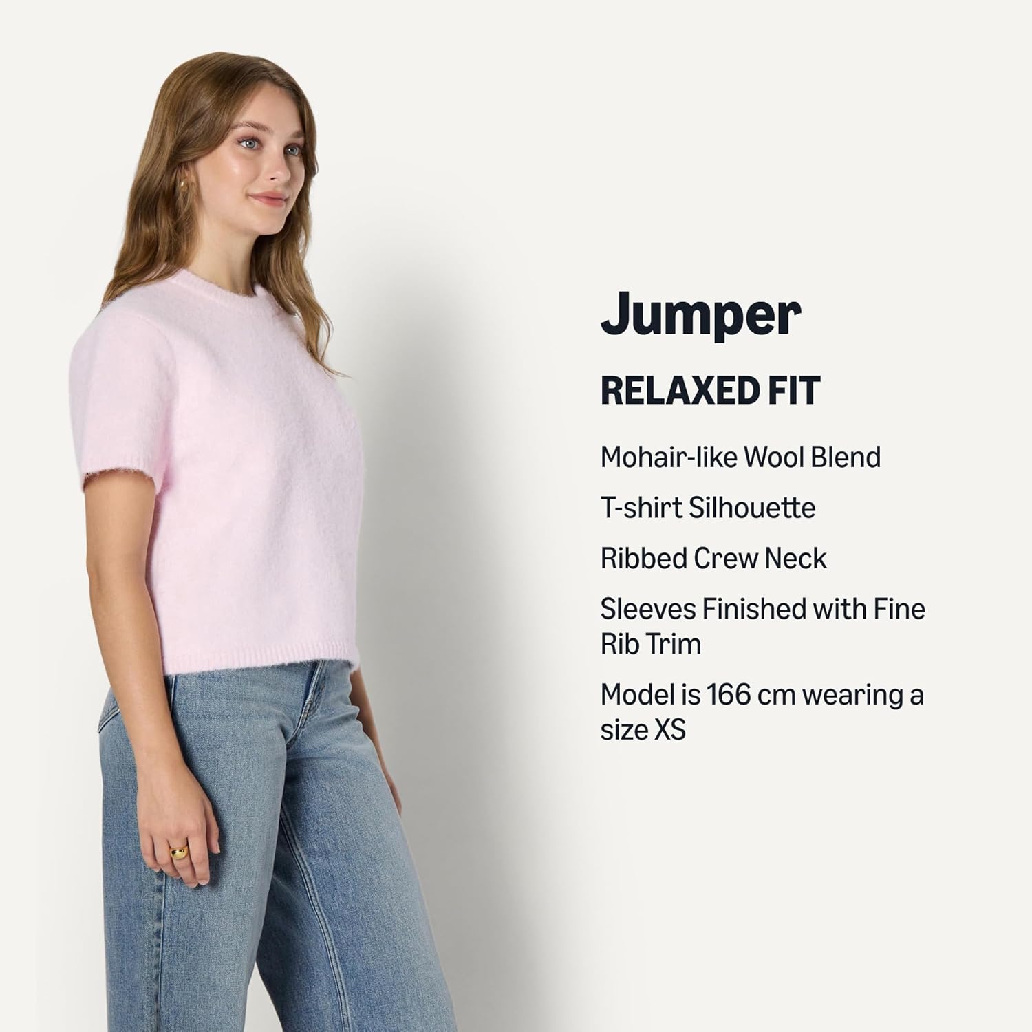 Thumbnail 3 de Amazon Essentials women’s relaxed-fit faux mohair short sleeve jumper top