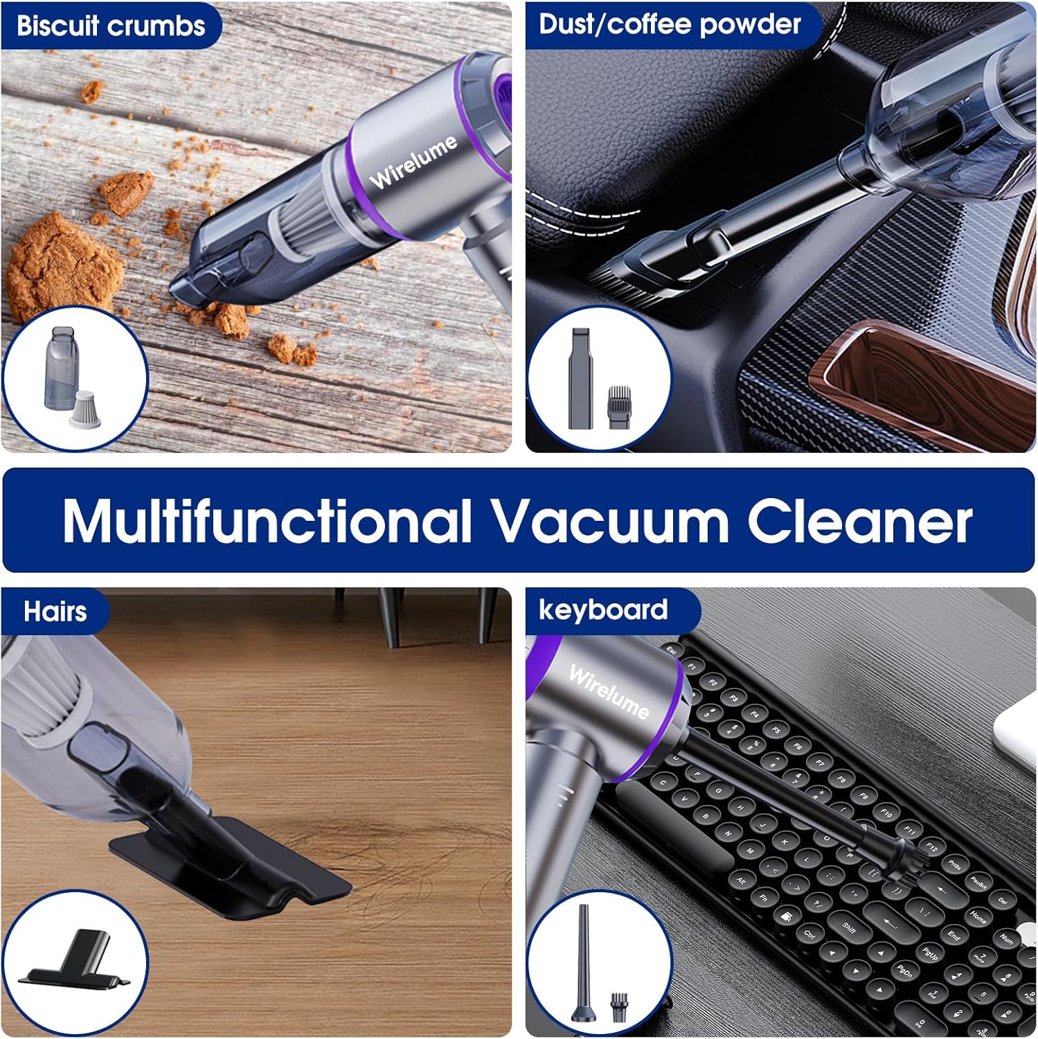 Thumbnail 2 de Wirelume Handheld Vacuum 22000Pa