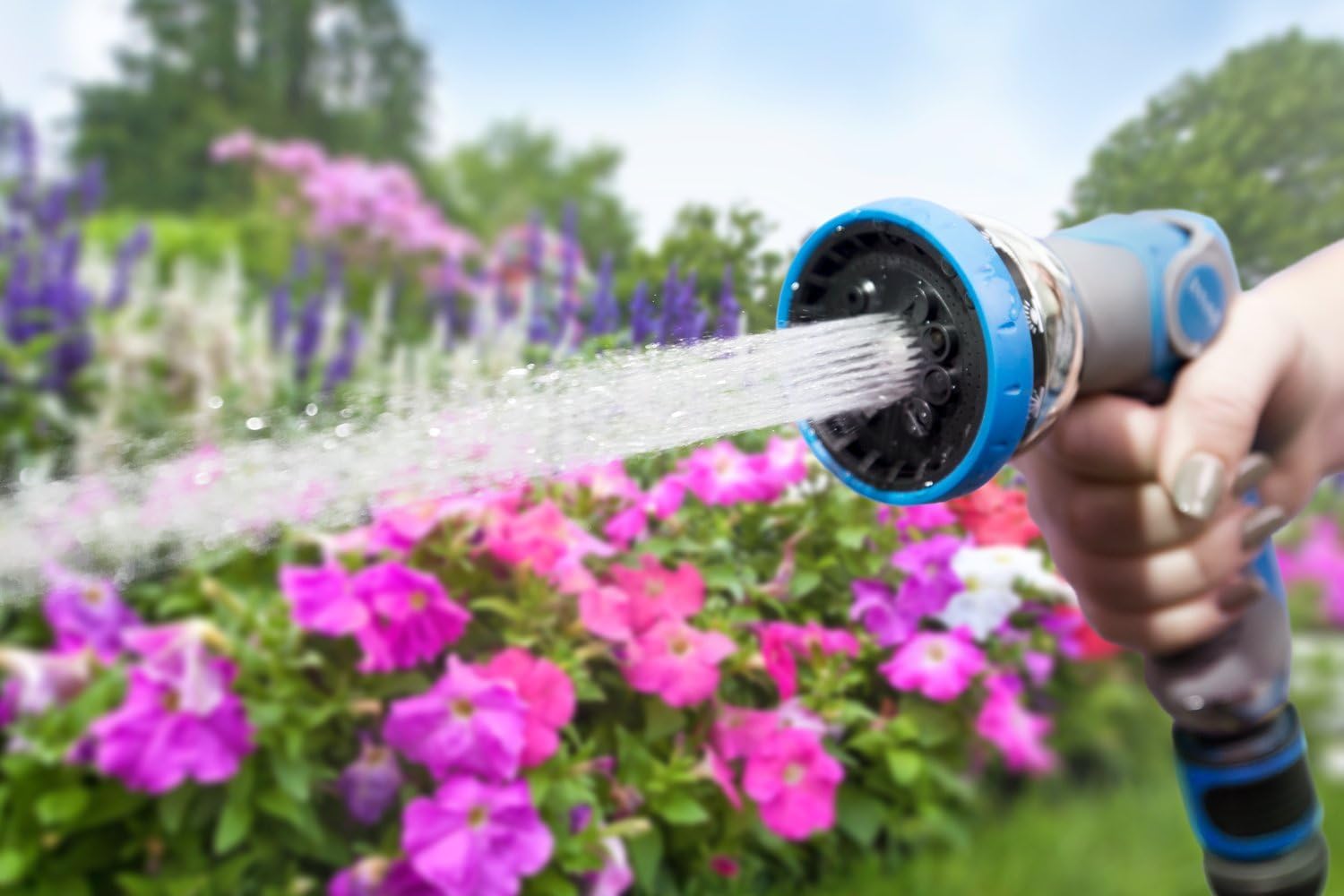 Thumbnail 6 de INNAV8 Heavy Duty Garden Hose Nozzle with Thumb Control Valve (10 Spray Patterns)