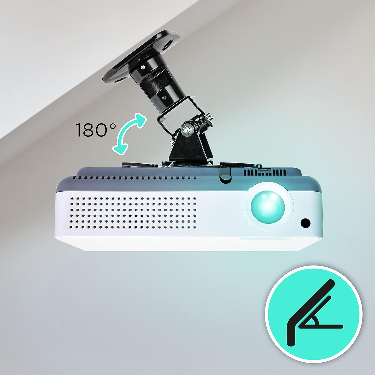 Thumbnail 4 de Duronic PB01XB support vidéoprojecteur 10 kg