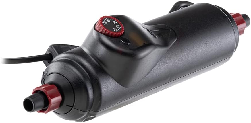 Detalle de Hydor ETH 200 W riscaldatore esterno per acquari (sump e filtri esterni), controllo elettronico e diametro tubo 16 mm