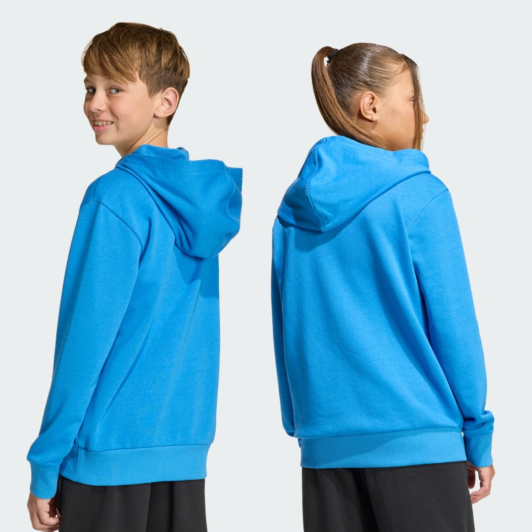 Thumbnail 1 de Sudadera con capucha Essentials (Niños) de Adidas — azul, comodidad para el día a día