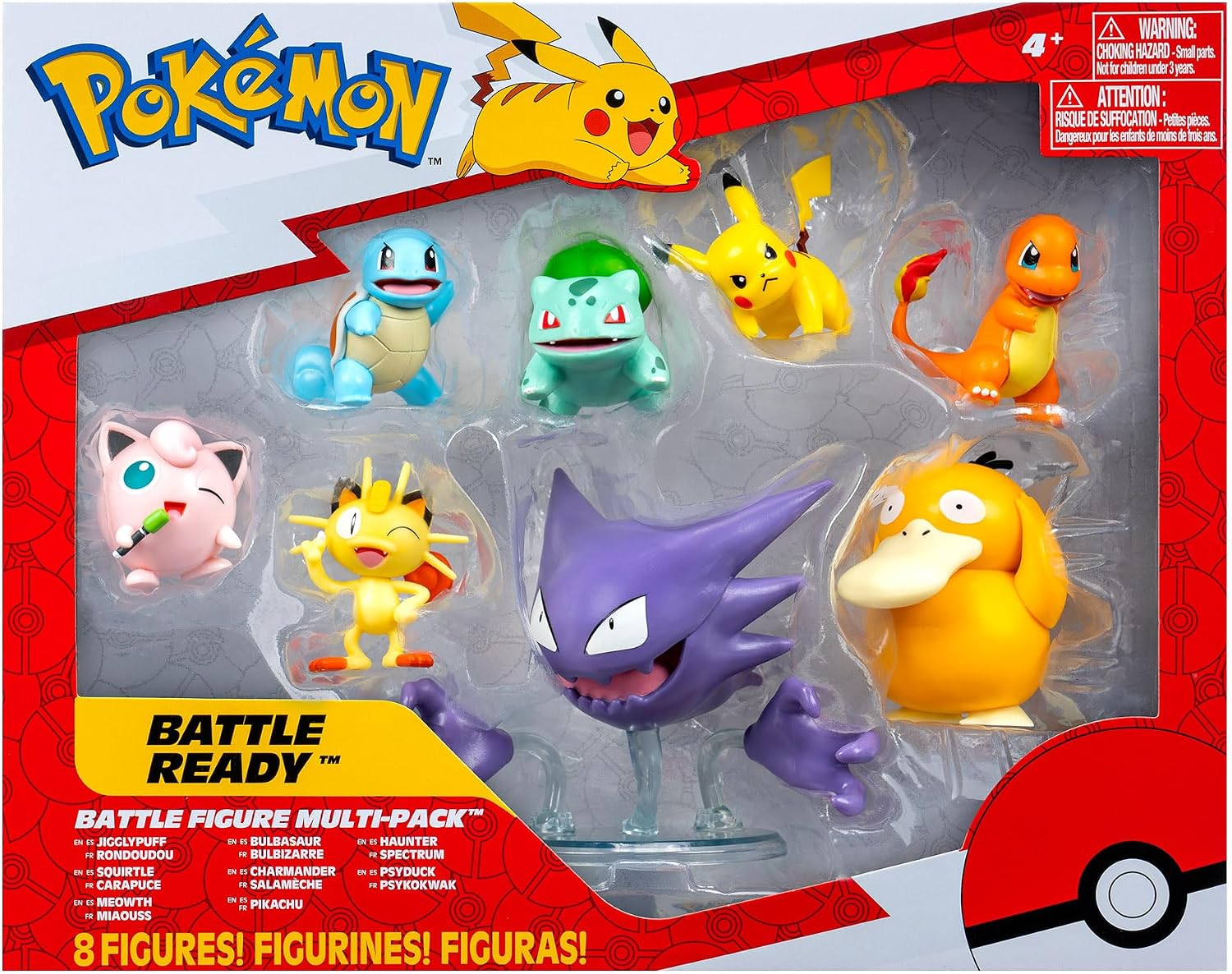 Detalle 2 de Pokémon Battle Figure 8 Pack 2‑3 inch set