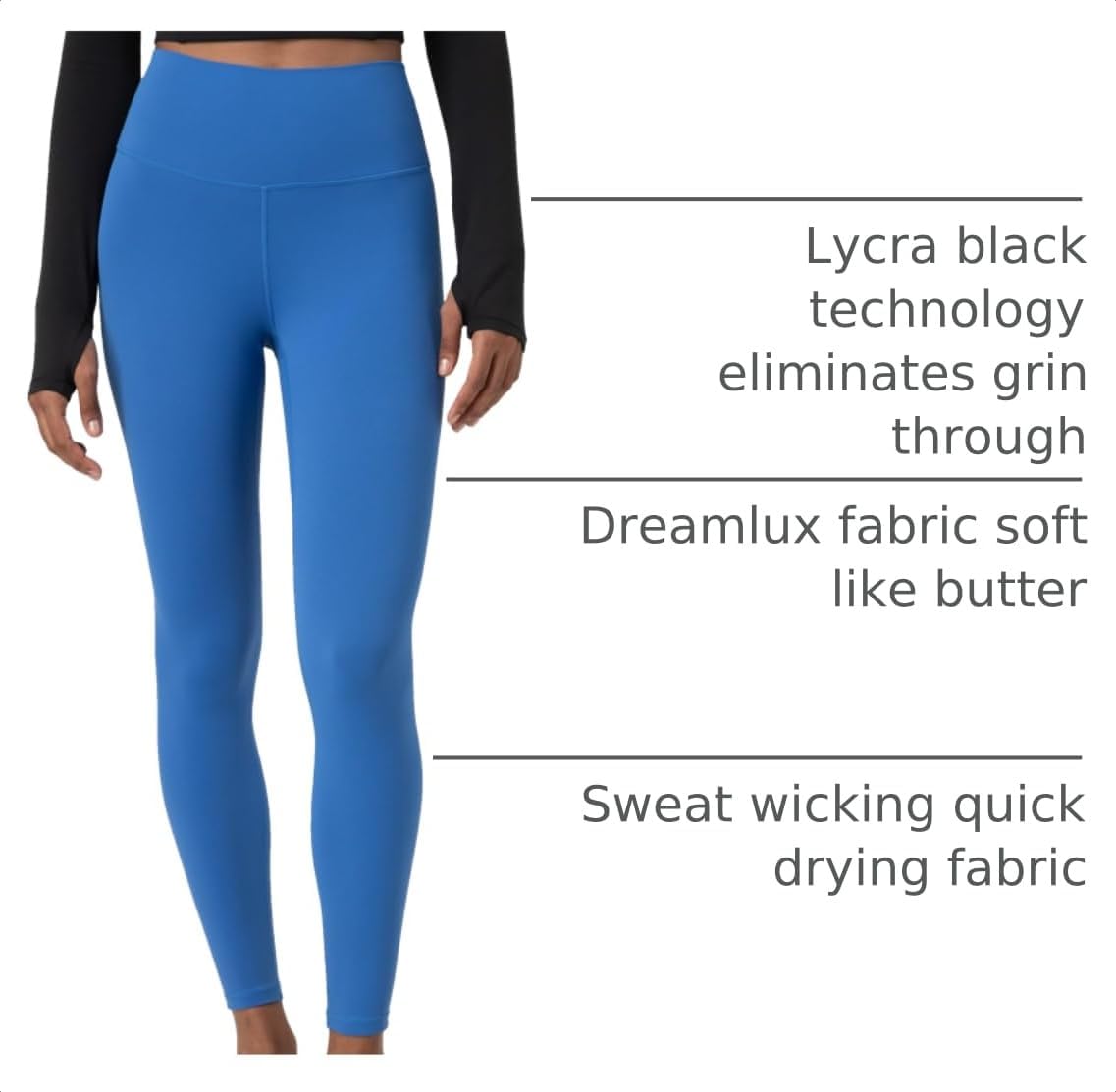 Detalle 2 de Colorfulkoala Dreamlux High-Waist Leggings 25"