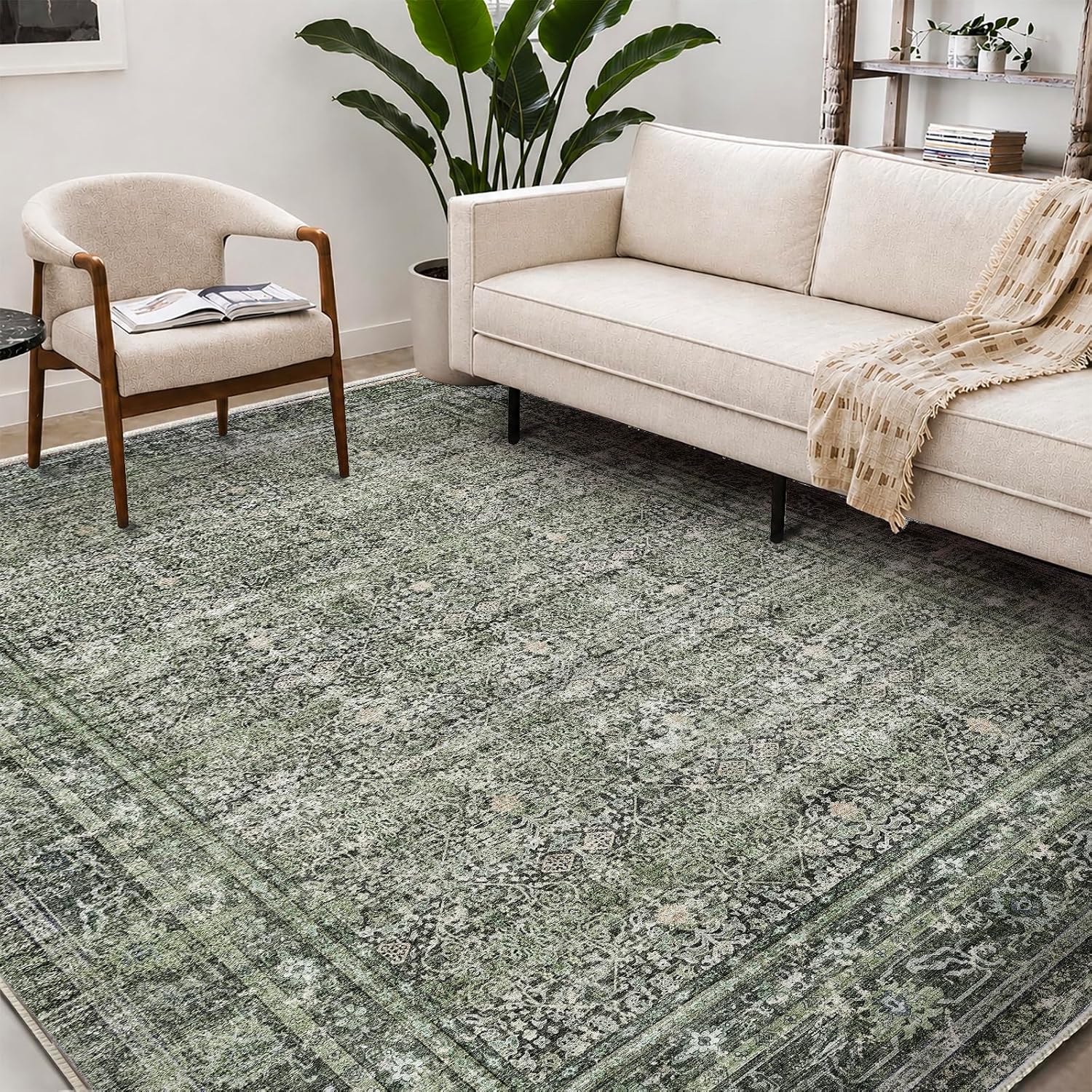 Detalle 2 de CHAMPLANT Washable Area Rug 9'x12'