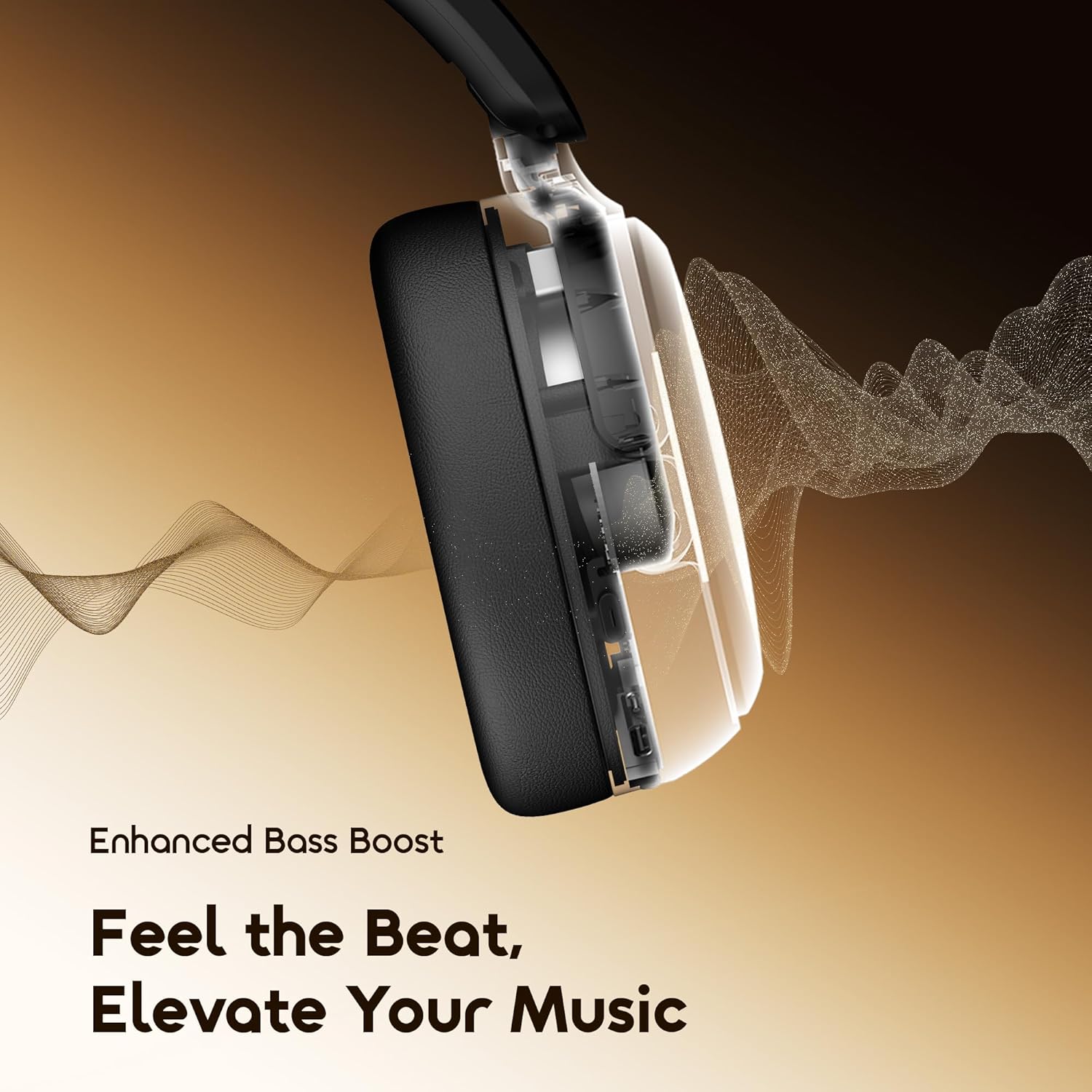 Detalle 2 de Oraimo Active Noise Cancelling Over‑Ear Headphones