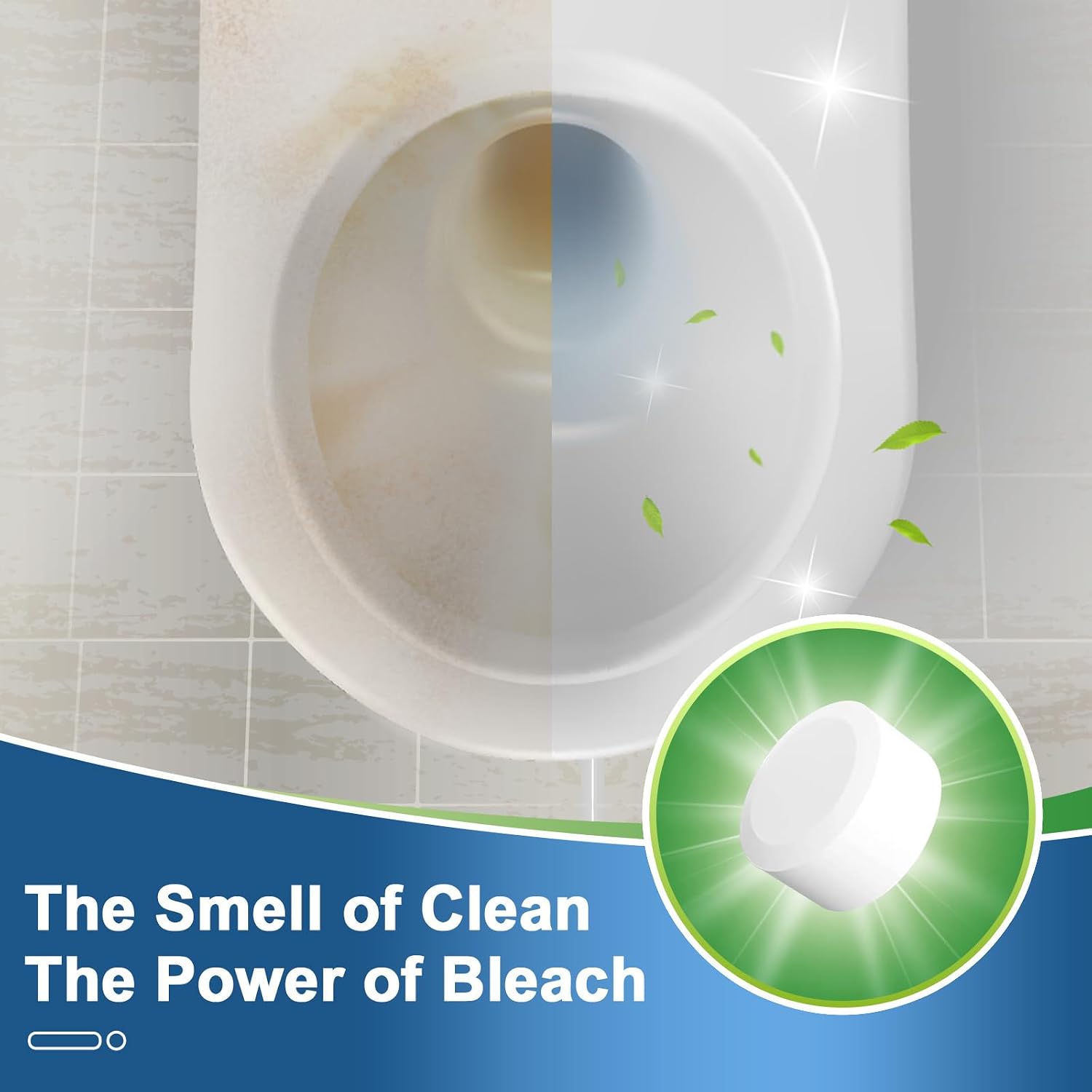 Detalle 2 de Msvvko Toilet Bowl Cleaner Tablets, 12-Pack