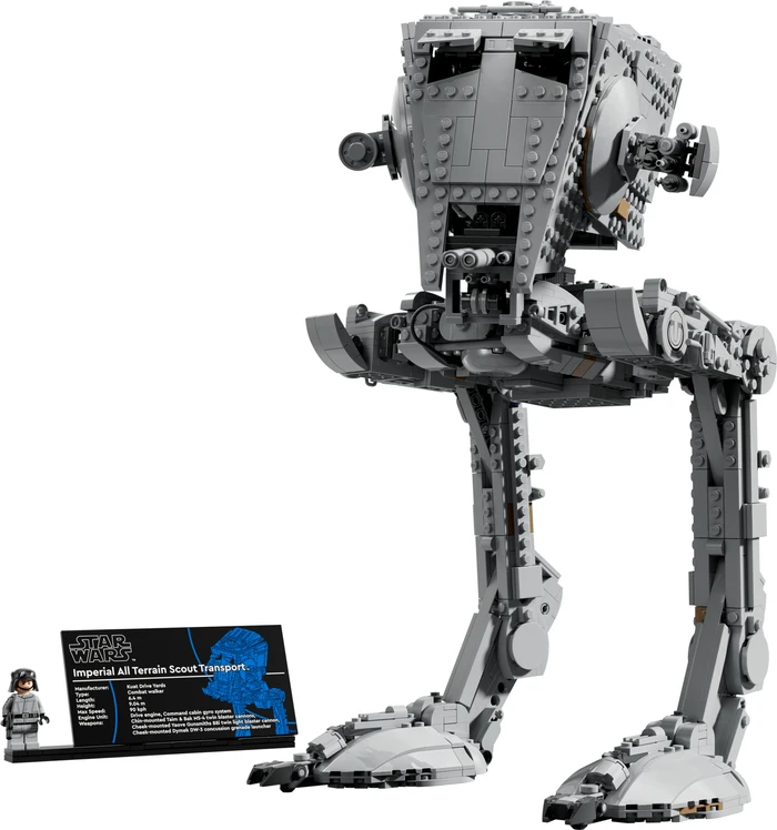 Detalle 2 de LEGO Star Wars AT-ST Kampfläufer 75417 – eindrucksvolle Schlachtfeld-Darstellung