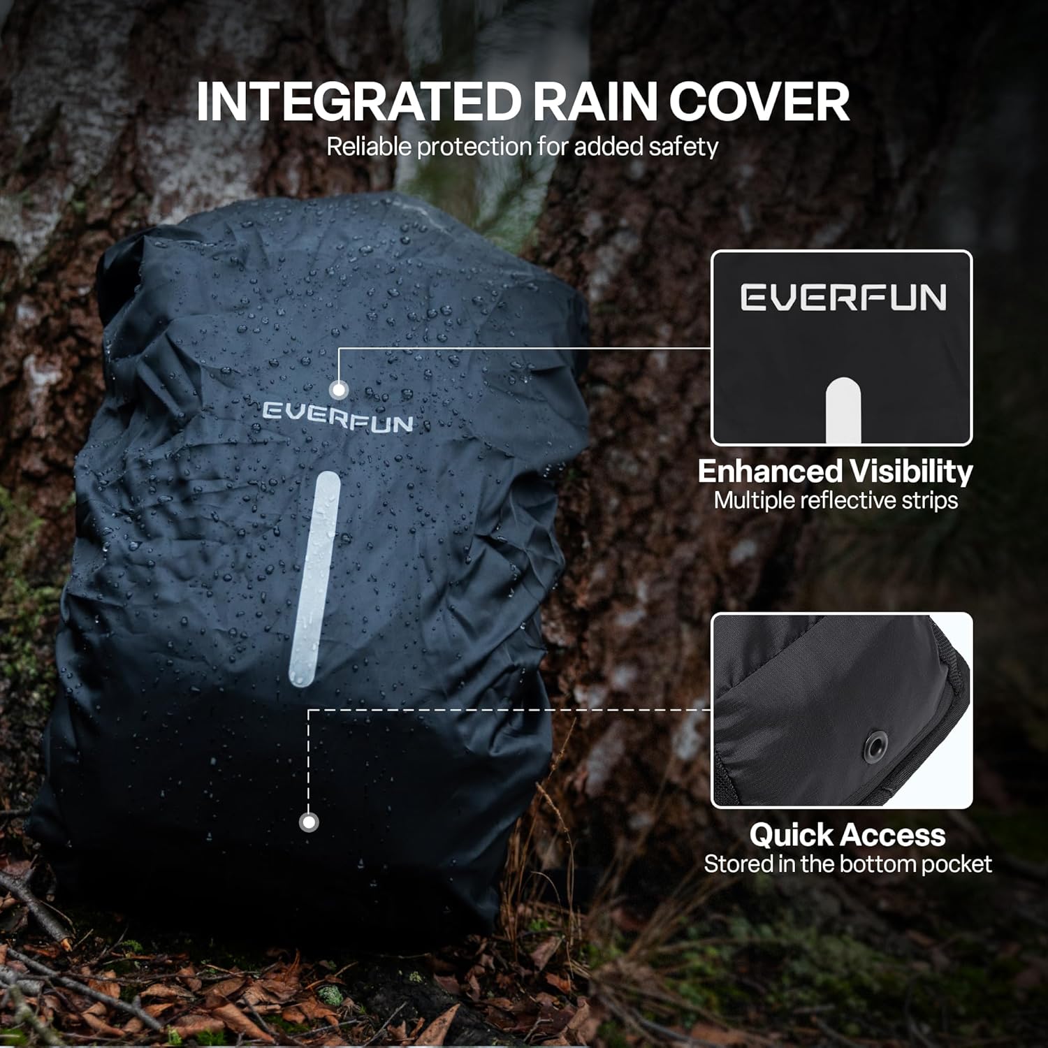 Thumbnail 4 de Everfun Hydration Backpack 18L with 2L/3L Water Bladder (Insulated Day Hydropack)