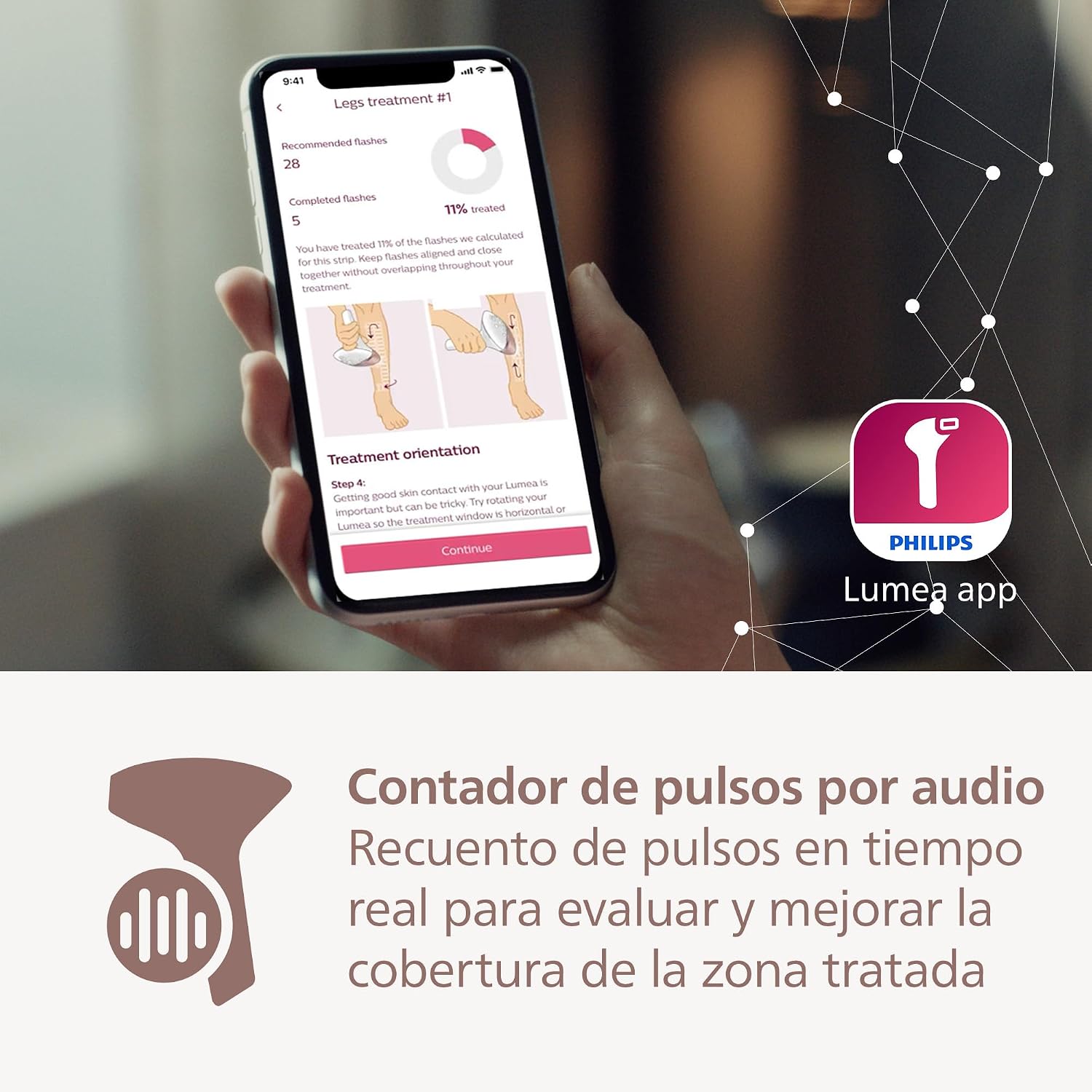 Thumbnail 5 de Philips Lumea serie 9900 BRI950/02 IPL 86% reducción