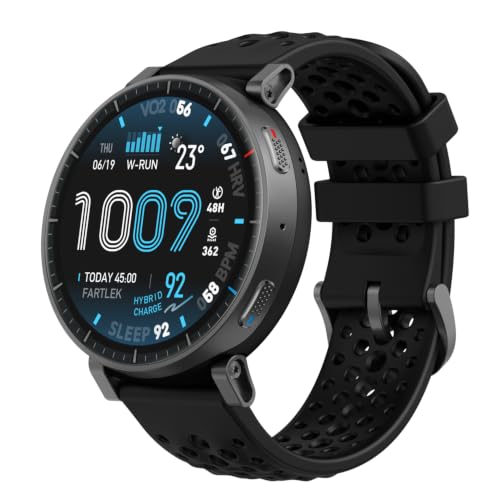 Detalle de Amazfit Active Max 48mm: smartwatch con AMOLED 1,5'', mappe offline e NFC