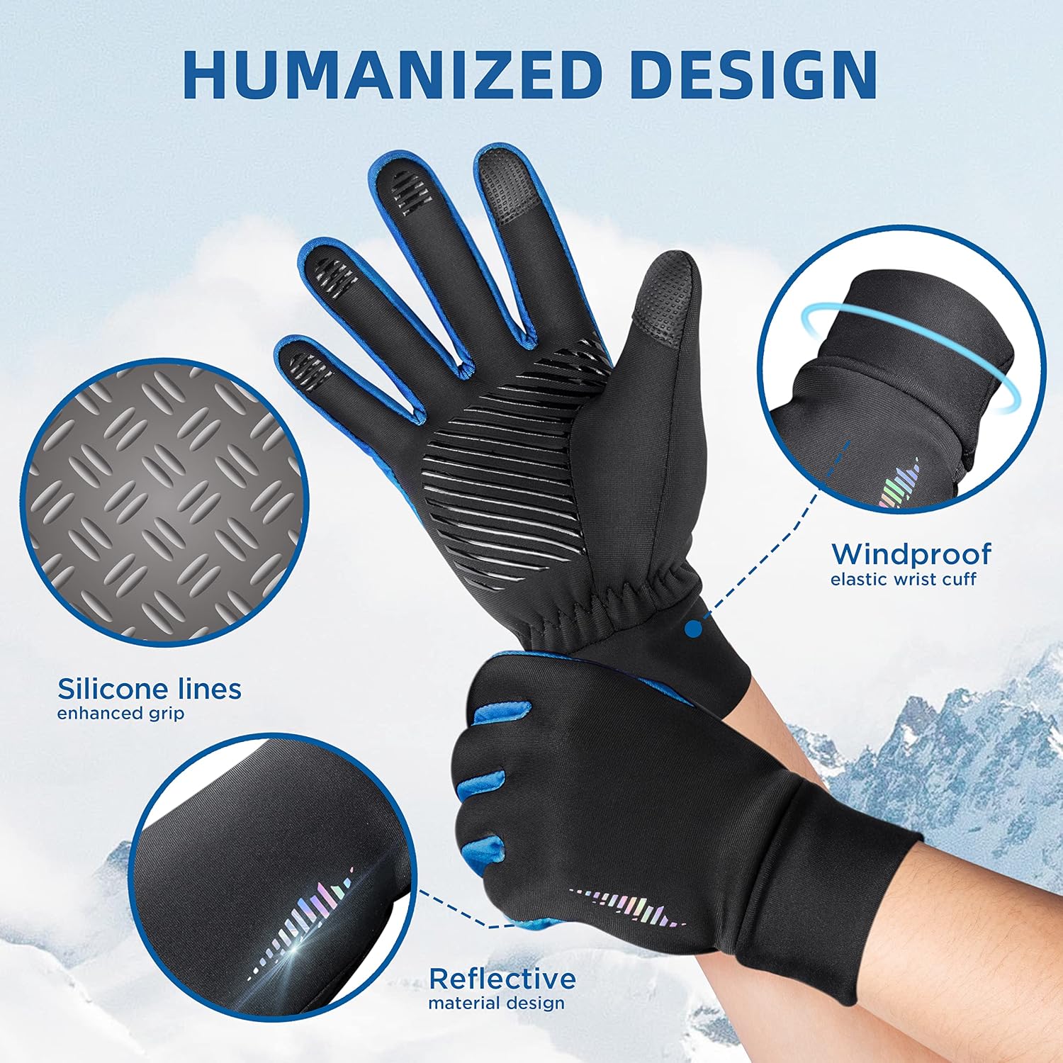 Thumbnail 5 de SIMARI Kinder Winterhandschuhe Thermo SMRG106