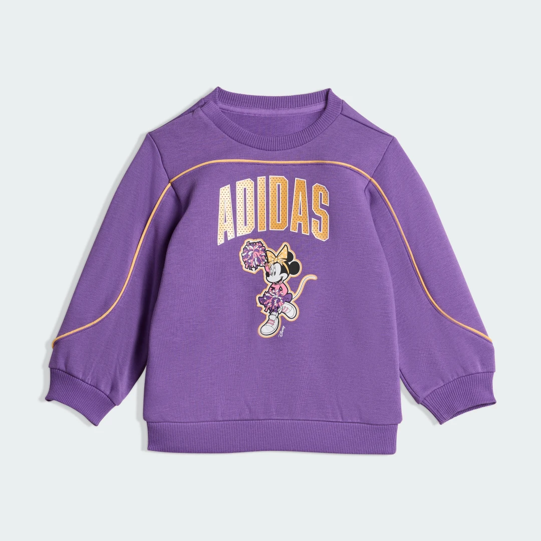 Detalle 2 de Conjunto de chándal Adidas Disney Minnie Mouse – color violeta