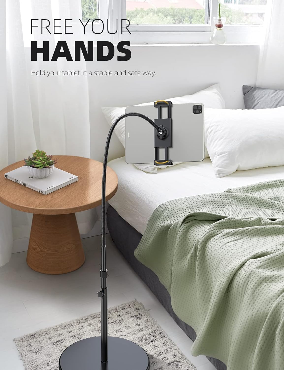 Detalle 2 de Lamicall Tablet Floor Stand 63" Adjustable