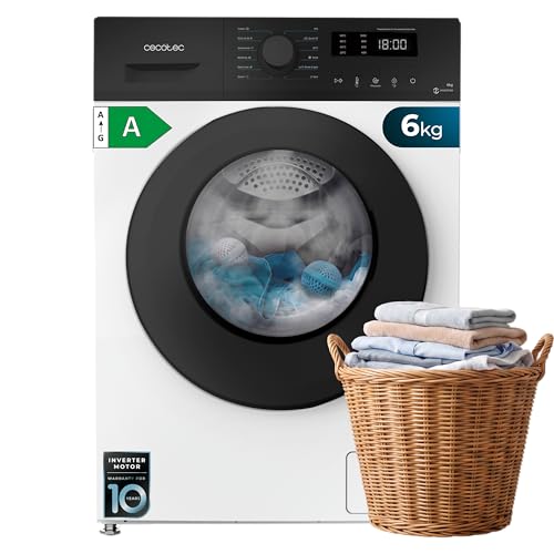 Detalle de Cecotec Lave-linge Frontal Bolero DressCode 7150 Inverter A – 7 kg, 1400 tours/min