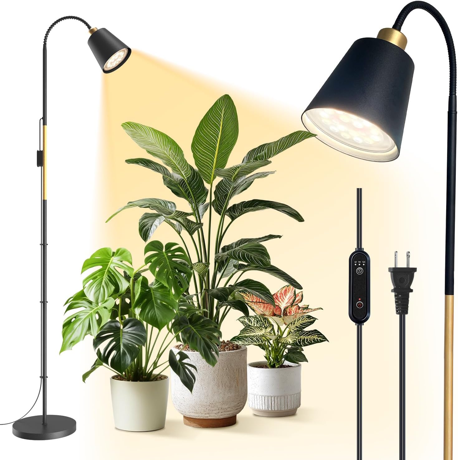 Detalle de Bstrip F11 BP-F073 65-Inch Standing Grow Light, 18W Full-Spectrum LED