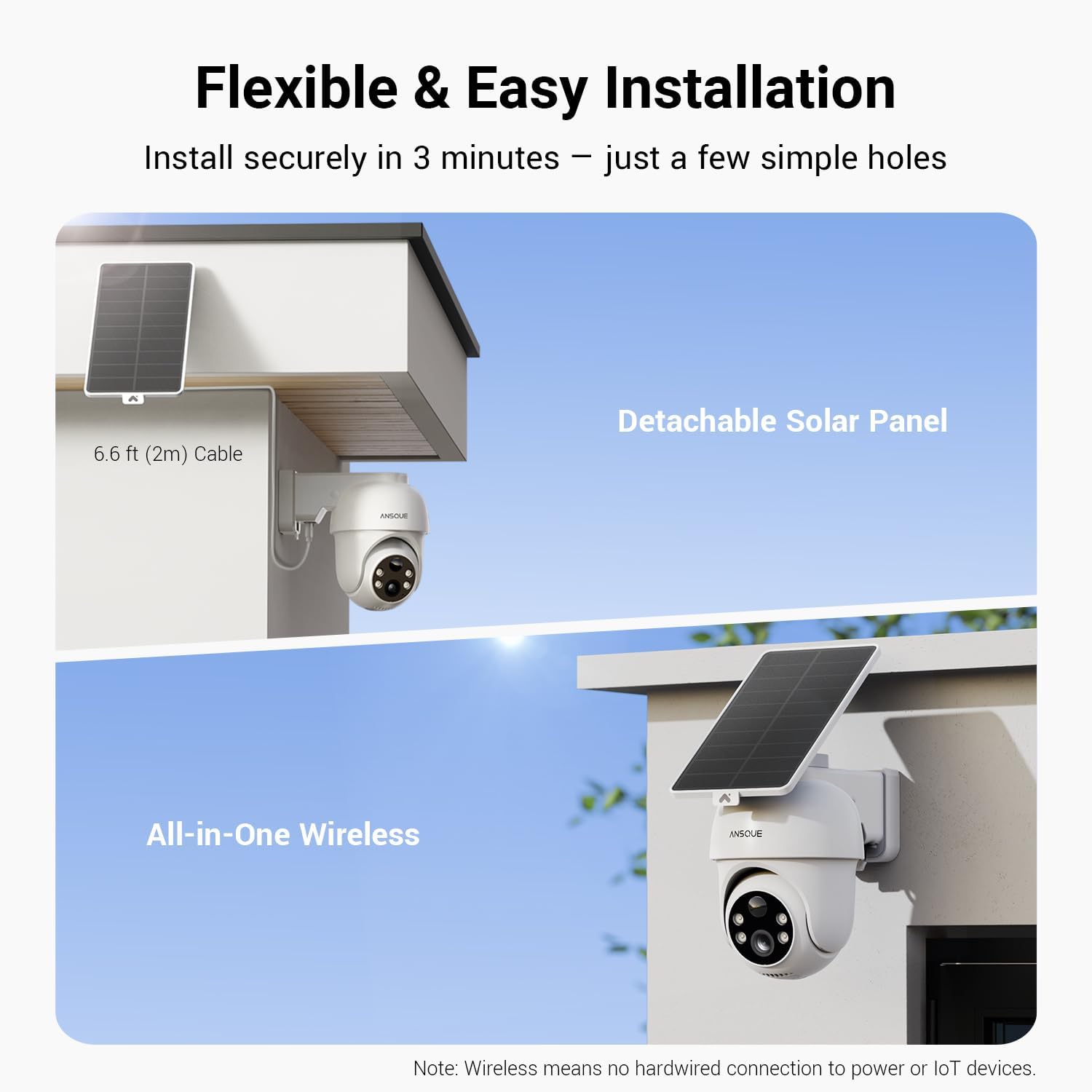 Thumbnail 4 de ANSQUE GU01 4-Camera Security Camera Kit