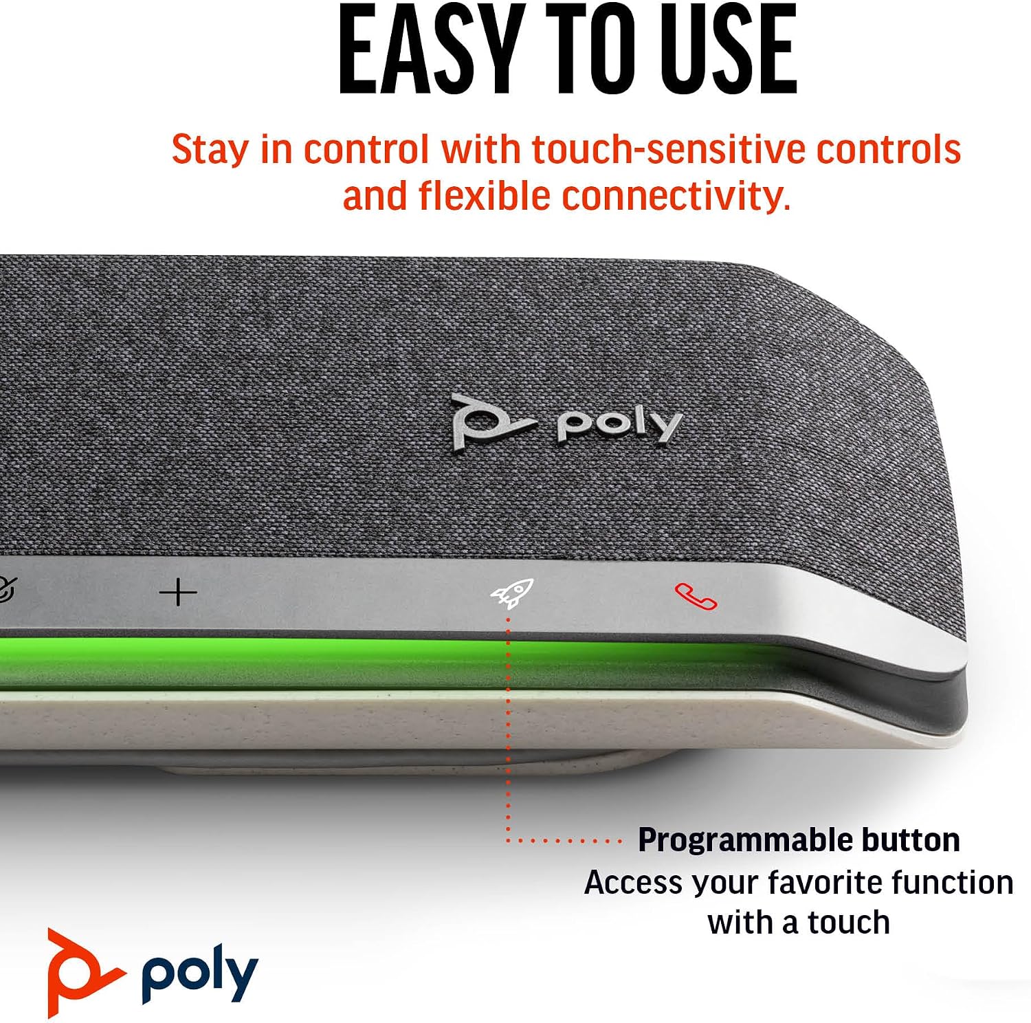 Detalle 2 de POLY Sync 40+ haut-parleur intelligent 30 heures