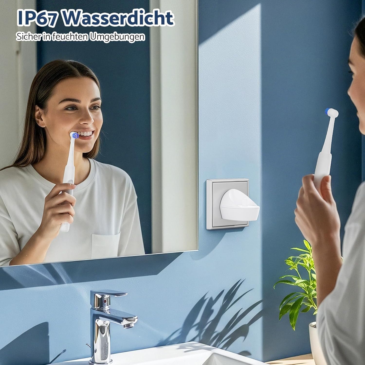 Thumbnail 5 de Ladestation Zahnbürste Steckdose für Oral-B – kabelloses Ladegerät (induktiv) kompatibel mit vielen Oral-B Modellen