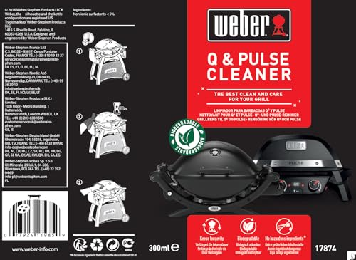 Detalle de Limpiador Weber Q & Pulse 300ml: limpieza suave para superficies externas