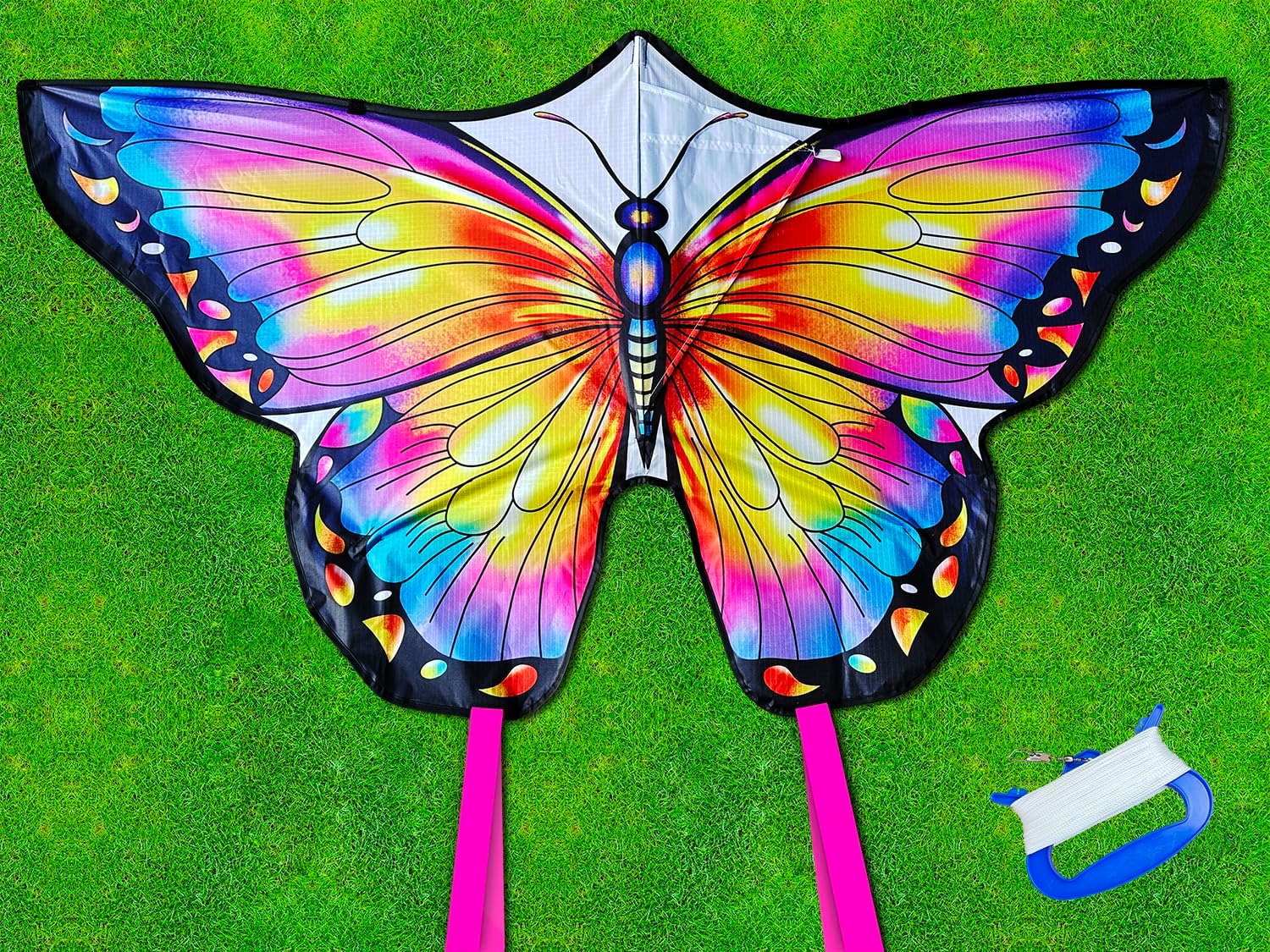 Thumbnail 3 de HONBO Schmetterling-Drachen 120x95 cm