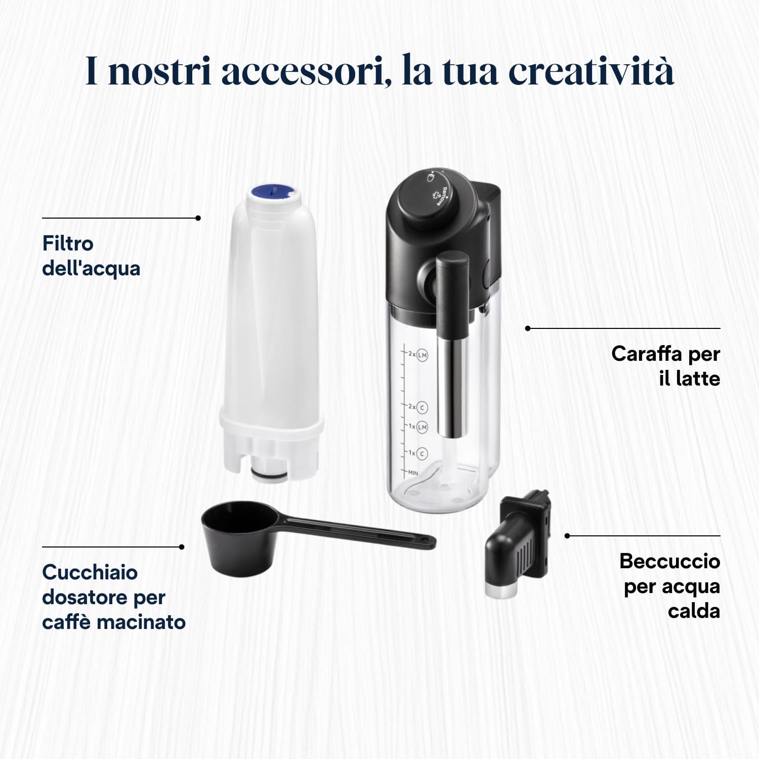 Thumbnail 6 de De'Longhi Magnifica Evo ECAM292.81.B – macchina da caffè automatica con macinatura al momento e caraffa montalatte